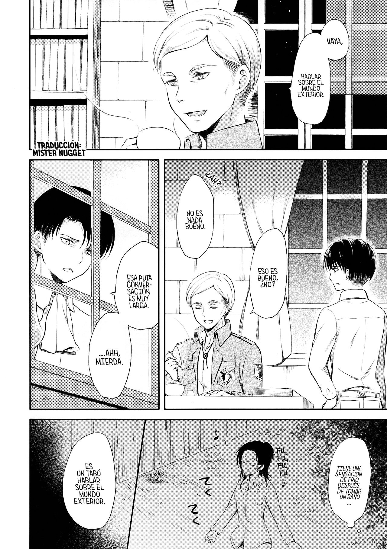 (SPARK8) [Affix (Ha-ru)] World End (Shingeki no Kyojin) [Spanish] [Mr. Nugget] изображение № 12