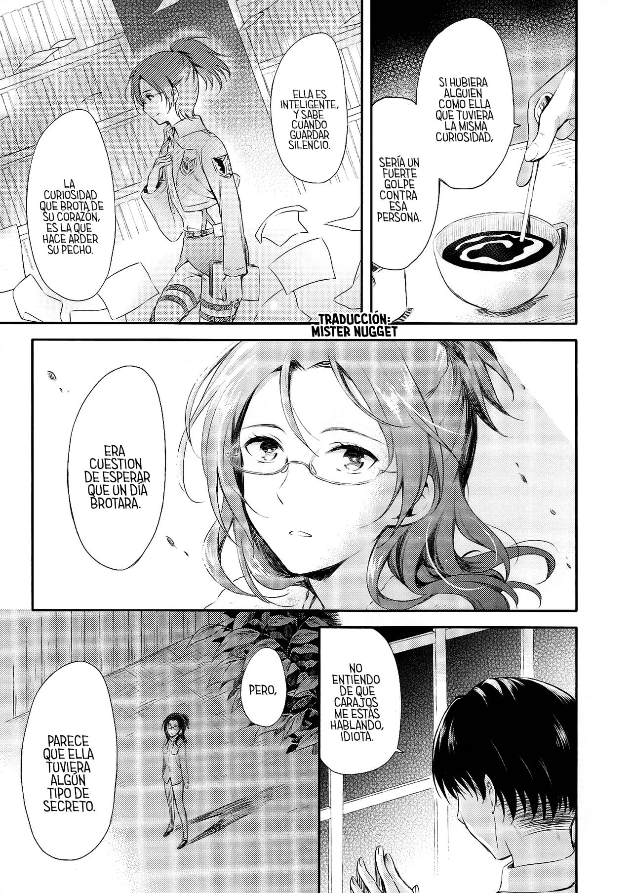 (SPARK8) [Affix (Ha-ru)] World End (Shingeki no Kyojin) [Spanish] [Mr. Nugget] изображение № 13