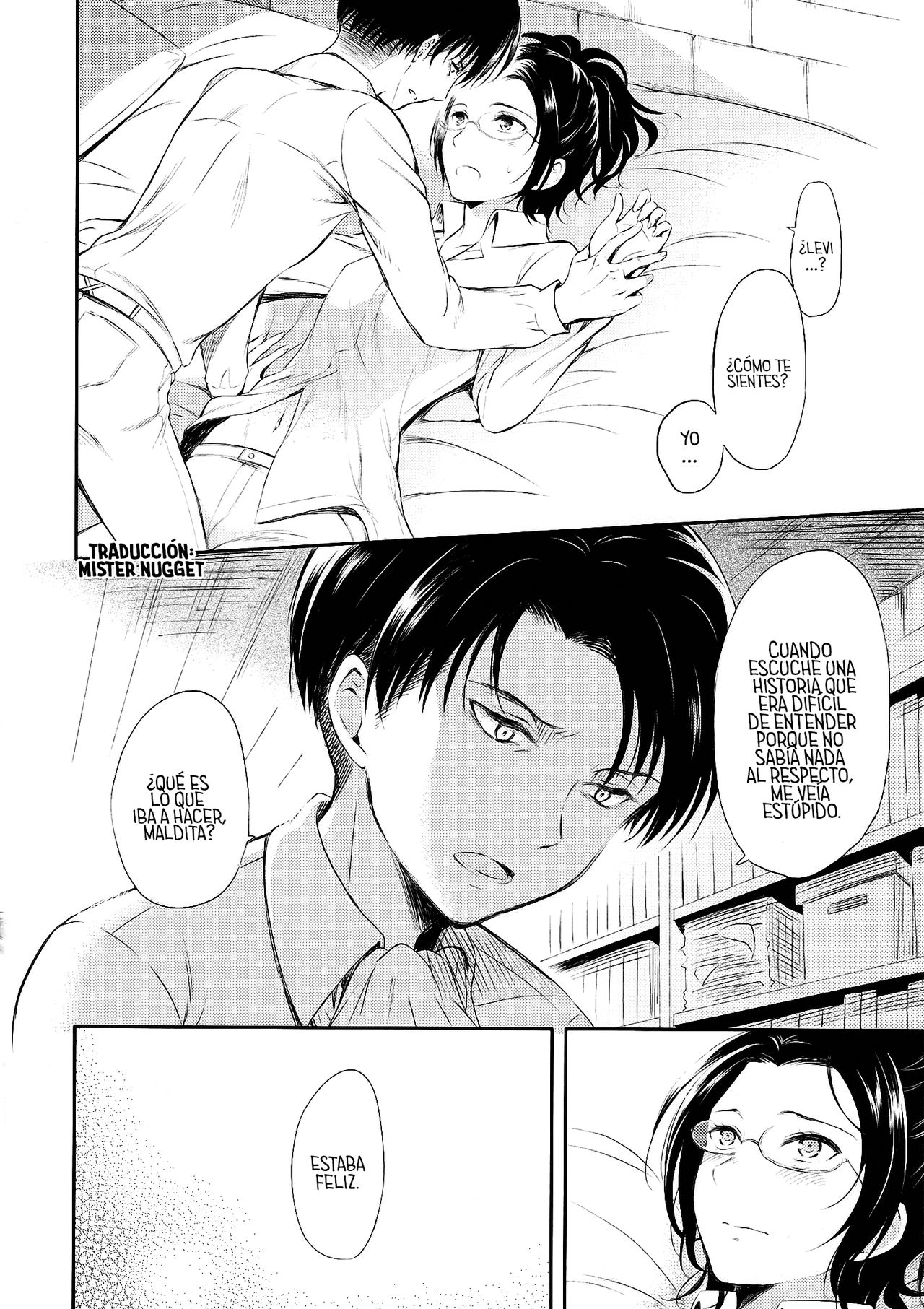 (SPARK8) [Affix (Ha-ru)] World End (Shingeki no Kyojin) [Spanish] [Mr. Nugget] изображение № 16