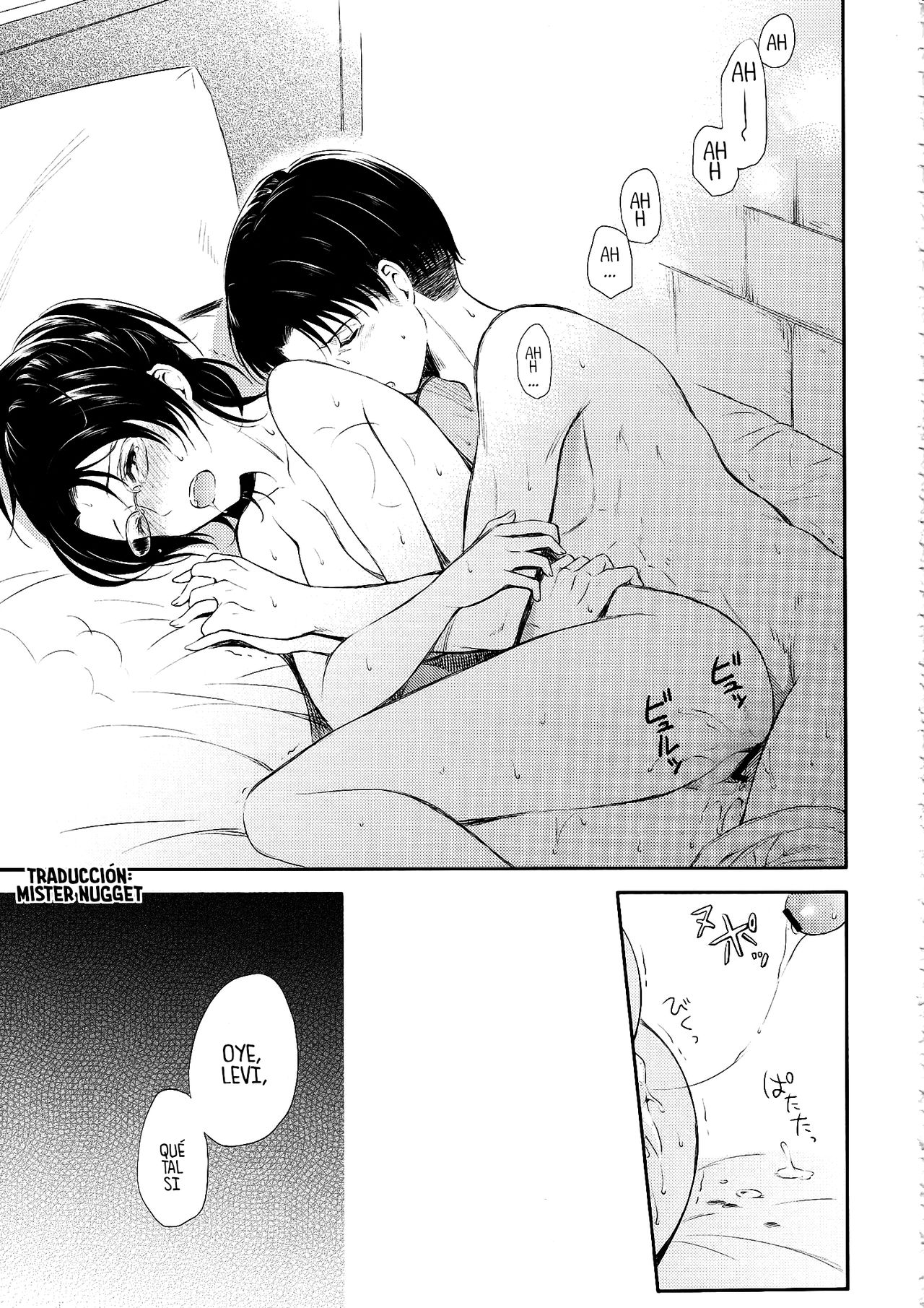 (SPARK8) [Affix (Ha-ru)] World End (Shingeki no Kyojin) [Spanish] [Mr. Nugget] изображение № 29