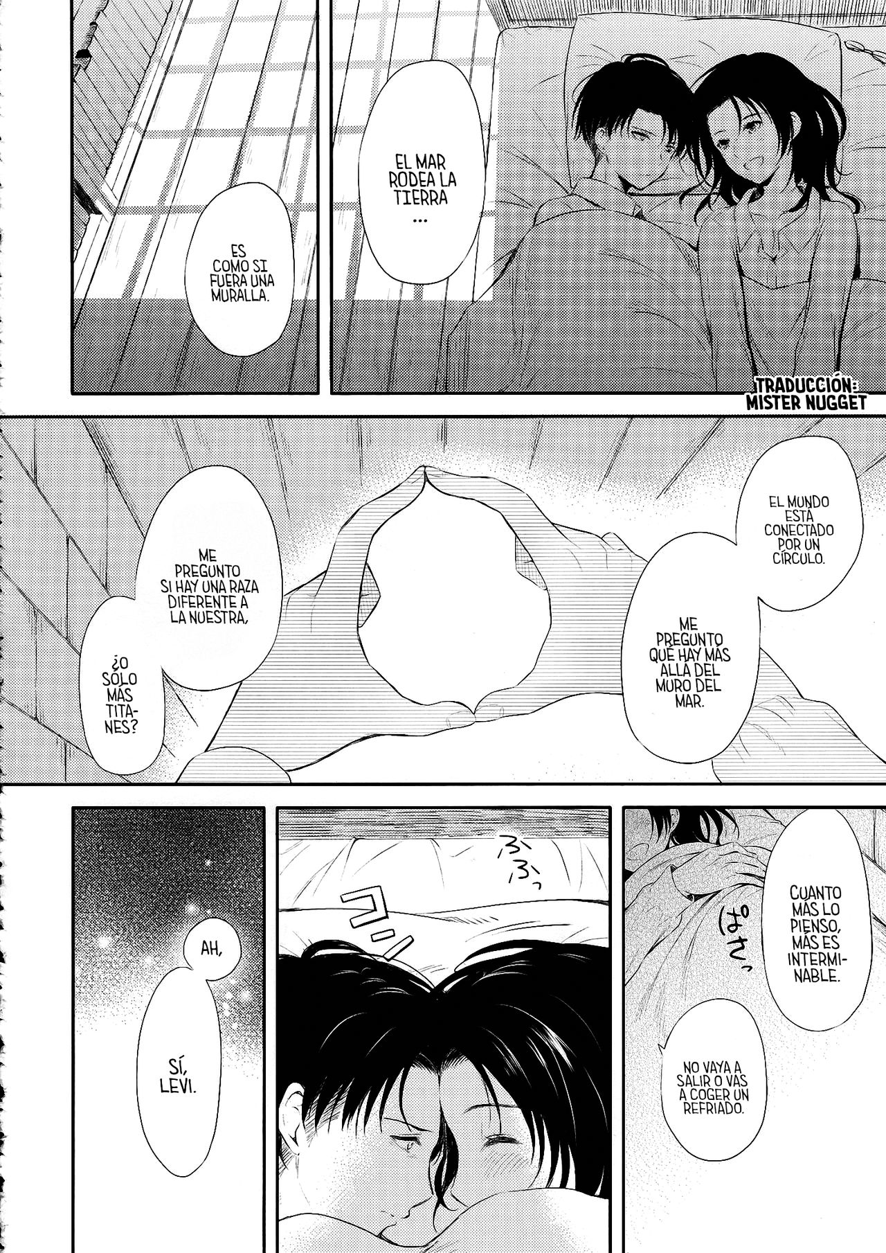 (SPARK8) [Affix (Ha-ru)] World End (Shingeki no Kyojin) [Spanish] [Mr. Nugget] изображение № 30