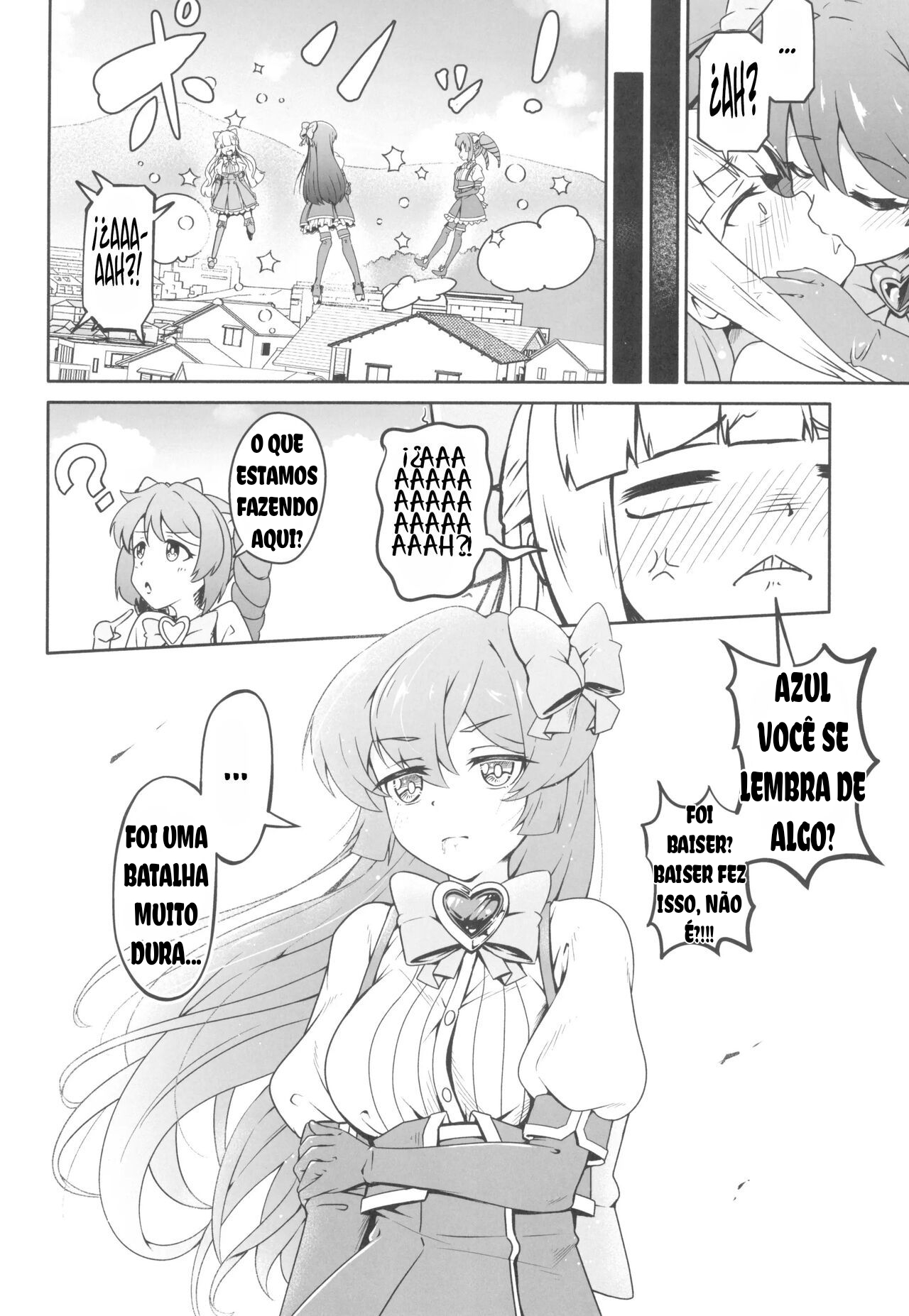 (COMIC1☆24) [MIDDLY (Midorinocha)] Kaishaku Chigai ni Akogarete (Mahou Shoujo ni Akogarete) [Portuguese-BR] 图片编号 22