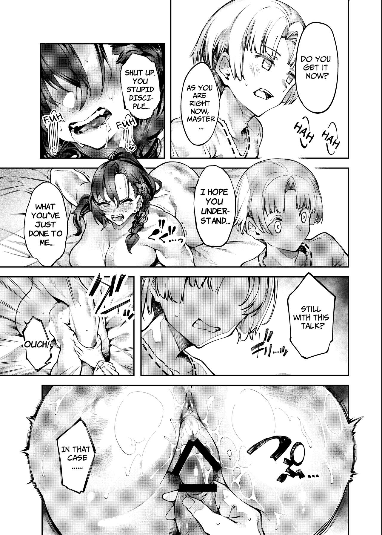 [I'm moralist (Yanagihara Mitsuki, iapoc)] Inmon Jakutai Joshishou ni Wakarase Ecchisuru Manga | A Manga where a Lewd Crest has weakened my Master [English] [ApricotJam] 19eme image