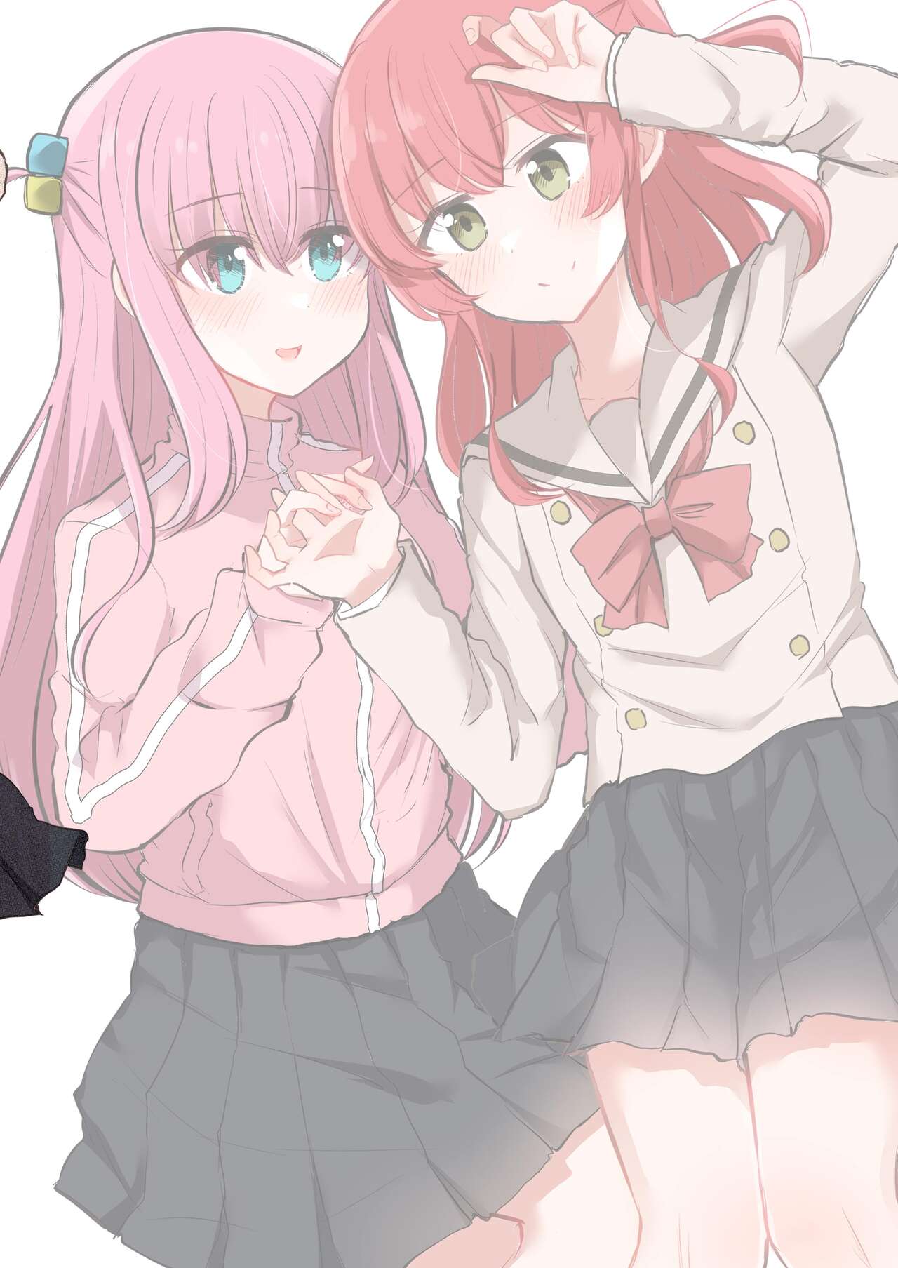 [Kyou Majo! (Uemura Navia)] Yuujou to Renbo no Kyoukai | 友情與愛戀的邊界 (Bocchi the Rock!) [Chinese] [透明声彩汉化组] [Digital] [Incomplete] image number 21