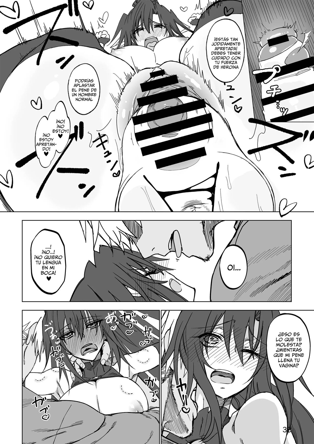 [Gatakomanchi (Komagata)] Isekai Mesu Yuusha [Spanish] [Lo Hago por Diversión] [Digital] Bildnummer 37