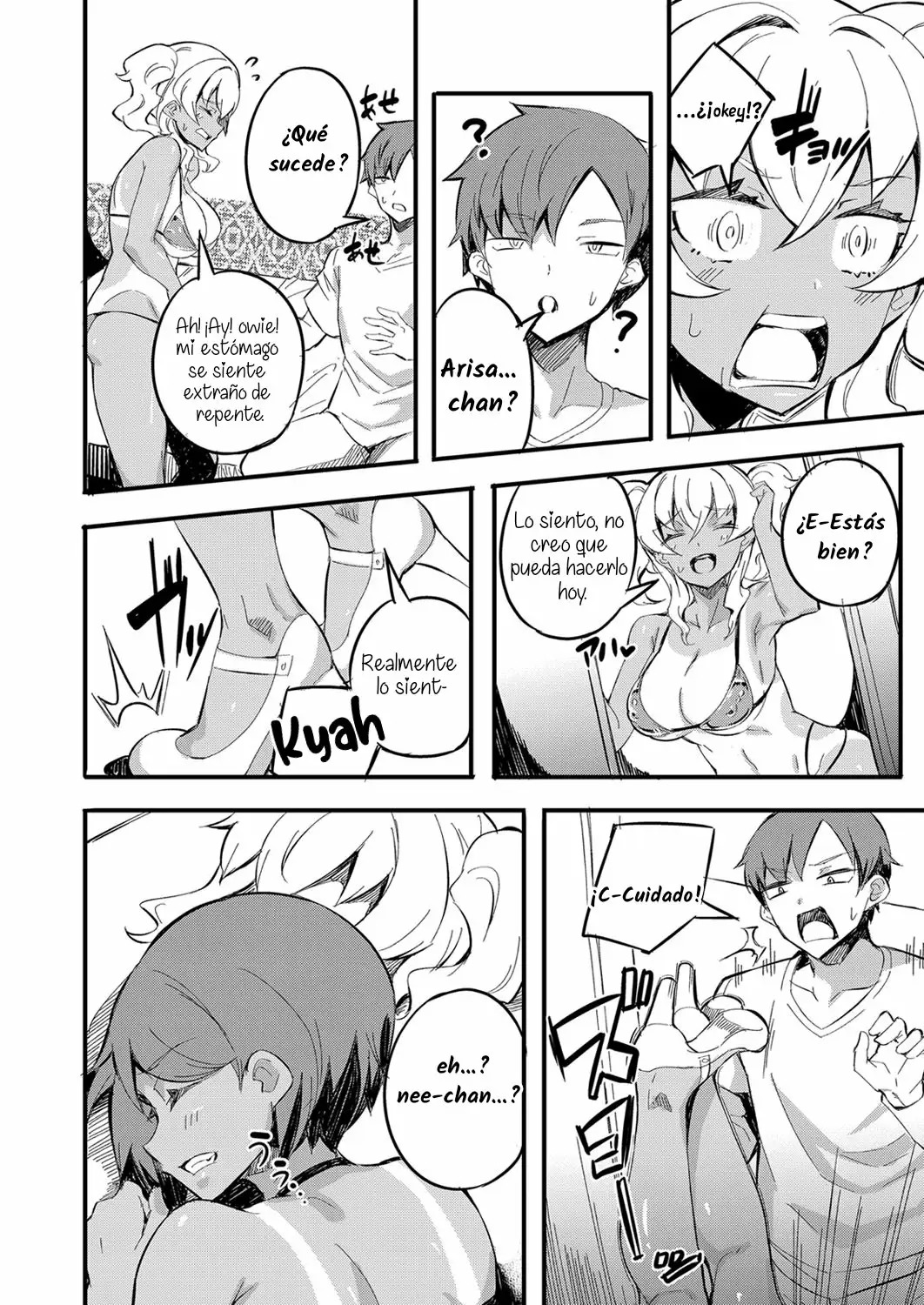 [Mocco] Hatsu Fuuzoku wa Aitsu to Battery ~Kyousei Skinship de Fukamari Sugiru Kankei~ | I Ran Into Her for My First Sexual Service ~A Relationship That Overly Deepens Through Forced Skinship~ (COMIC Grape Vol. 85) [Spanish] [Traducciones Muy Lentas] 4eme image