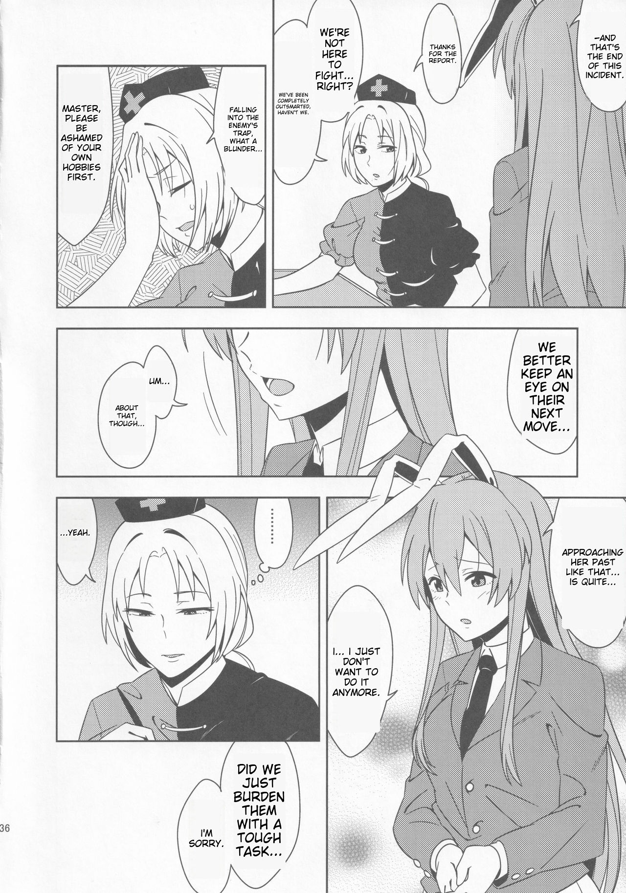 (Reitaisai 15) [Zenoside (Zeno)] Babutte Ogyatte Shugogetto! | Babied and pampered, the protector of the Moon Capital!!! (Touhou Project) [English] [TristeAbdl] image number 35