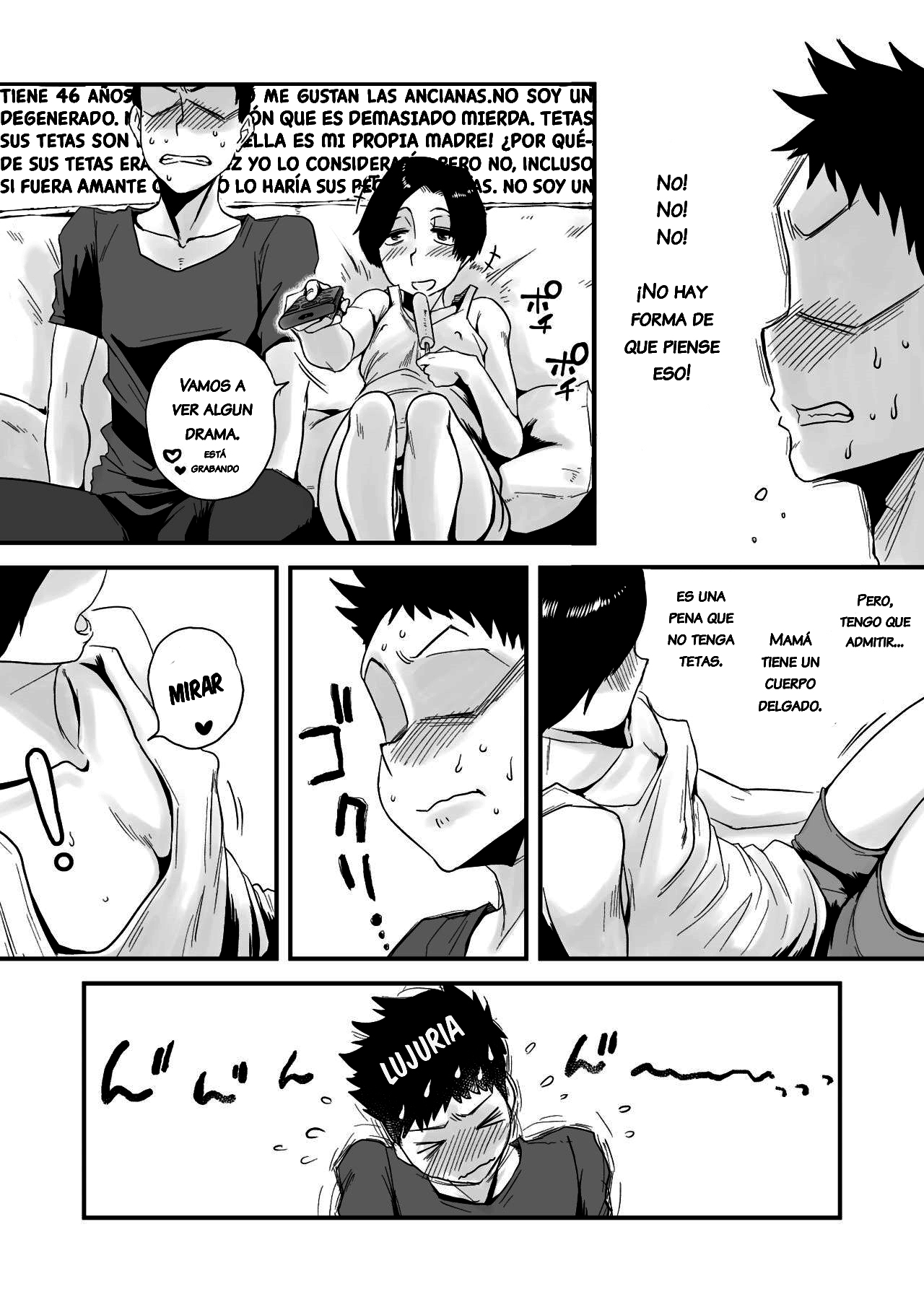 [Haitoku Sensei] 46-sai Hinnyuu Haha to no Kinshin SEX [Spanish] [Pyro] 4eme image