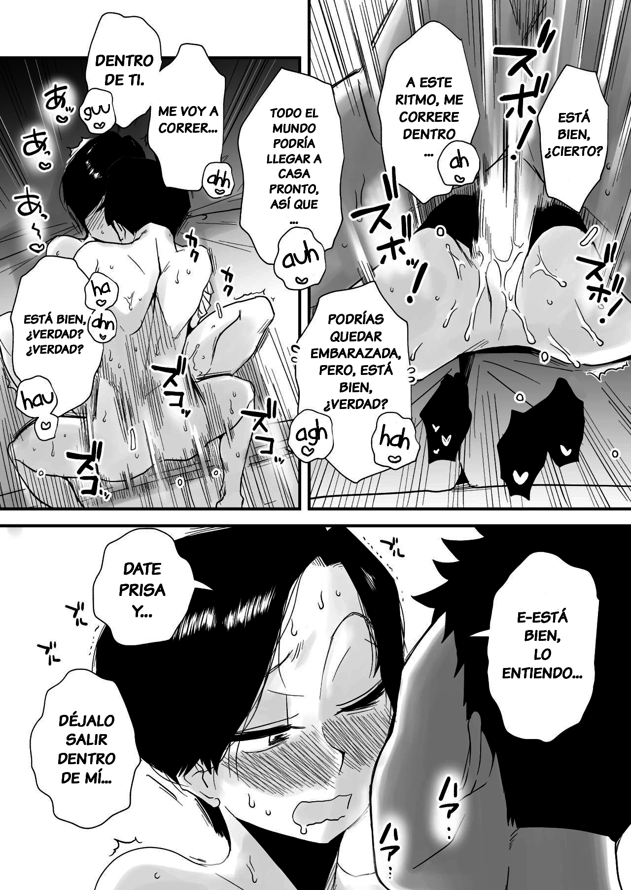 [Haitoku Sensei] 46-sai Hinnyuu Haha to no Kinshin SEX [Spanish] [Pyro] 41eme image