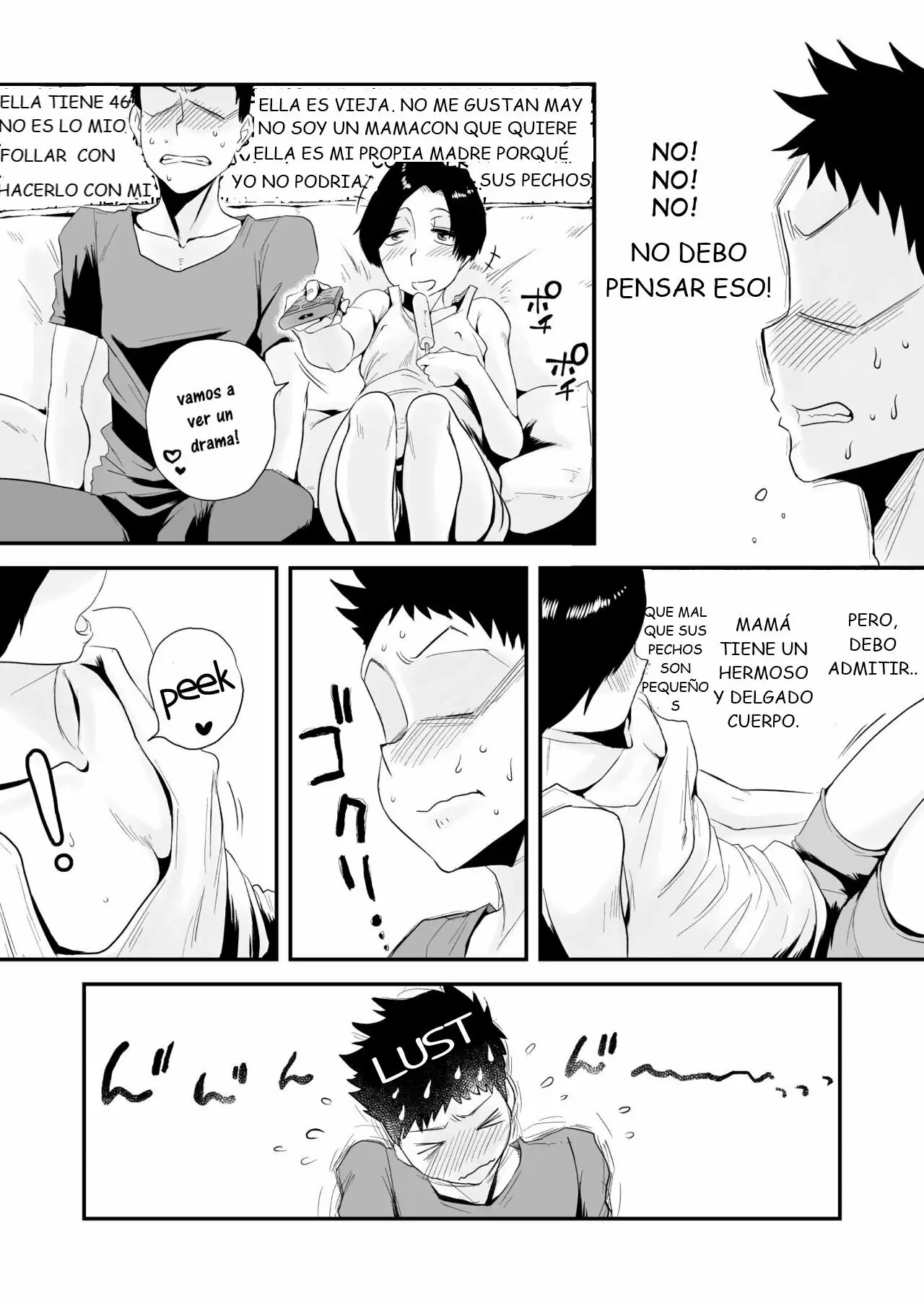 [Haitoku Sensei] 46-sai Hinnyuu Haha to no Kinshin SEX [Spanish] 이미지 번호 4