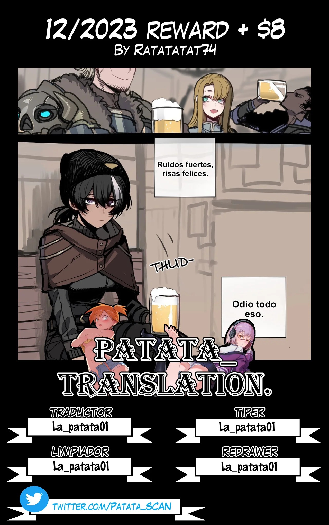 [ratatatat74] 12/2023 reward + 8 dollars [Spanish] [Patata_TRANSLATIONS] première image
