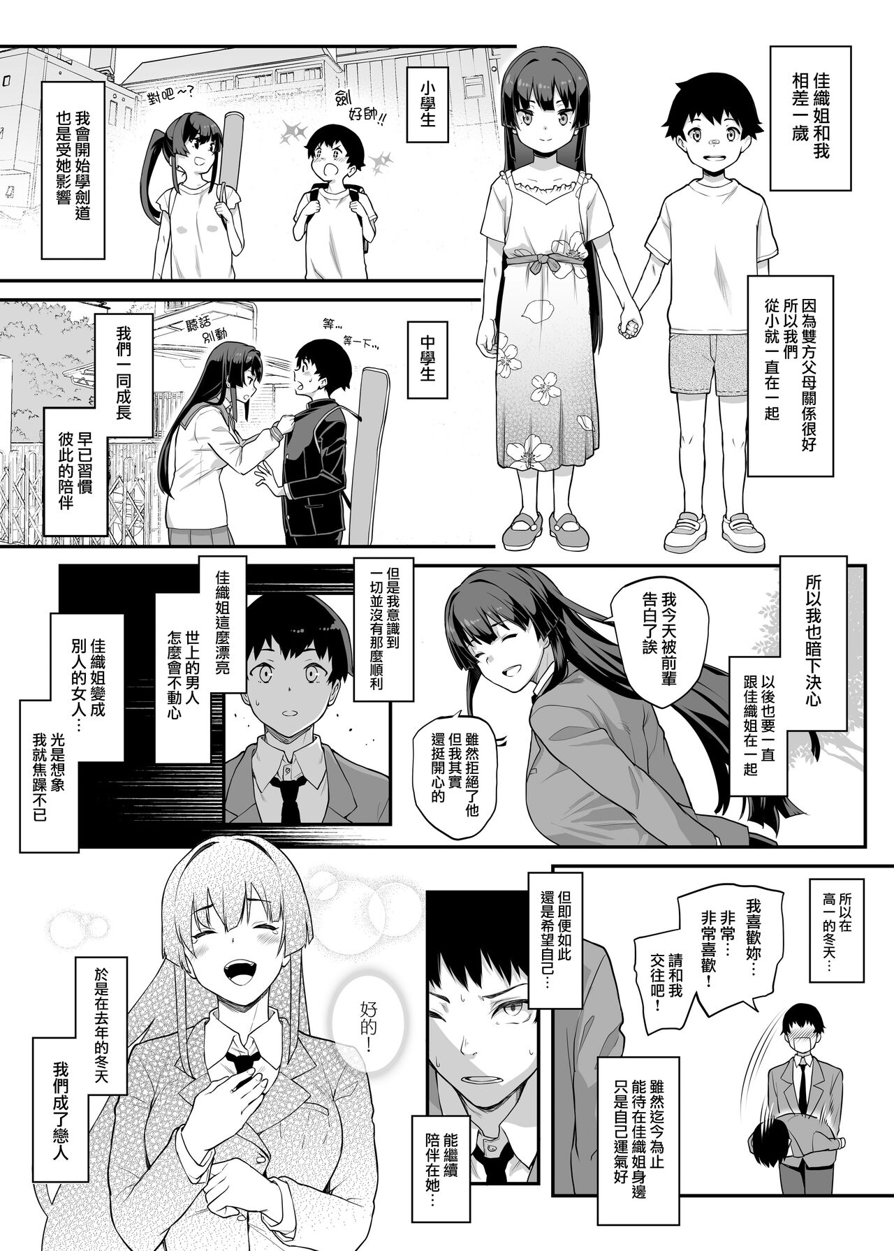 [Kaedeko、yozo] Kendoubu Shushou de Osananajimi no Bijin de Tsuyoi Boku no Kanojo ga, Charao ni Assari Otosareru Wake ga Nai (Original) [Ongoing] [Chinese] [無邪気漢化組] 图片编号 7
