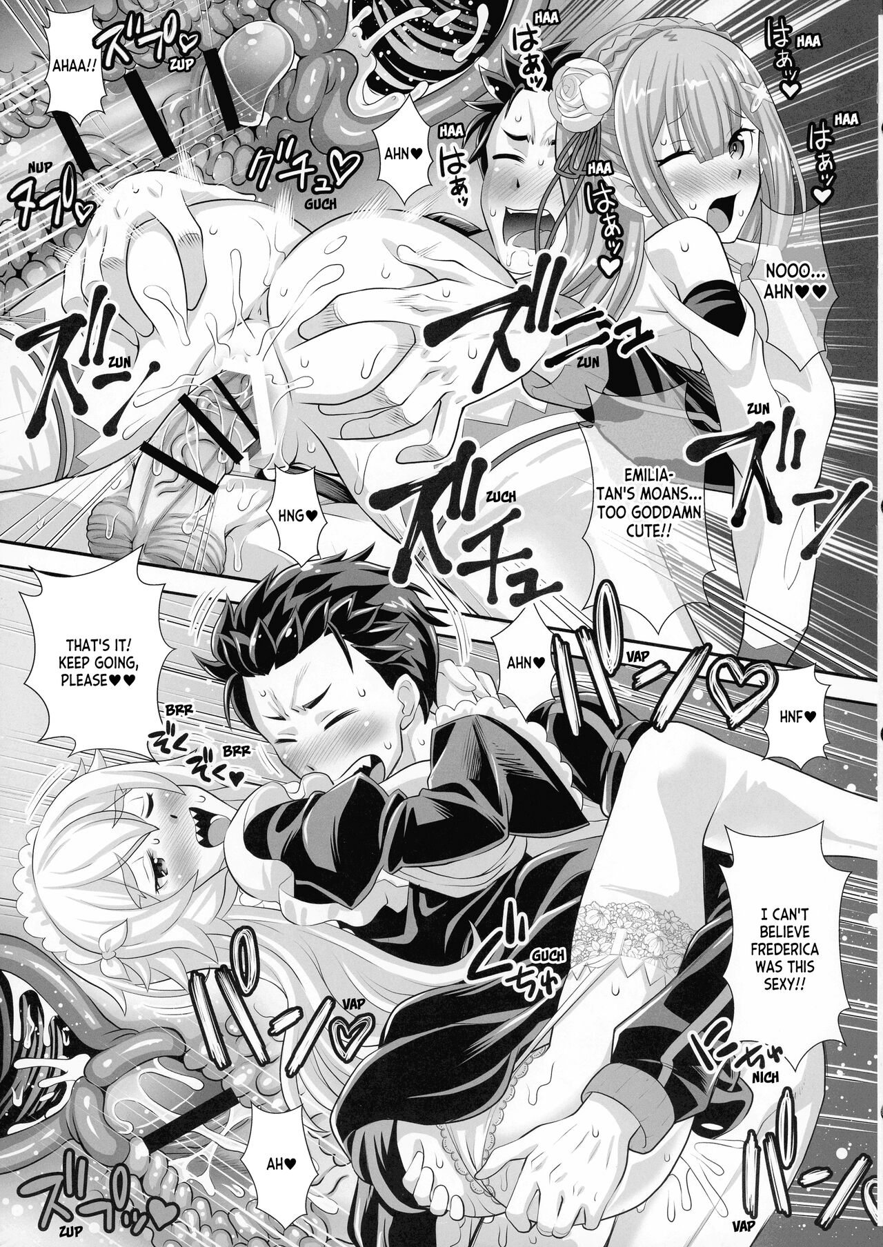 (C100) [Mori Shigeru Kenkyuujo (Umineko Akira)] Re: Zero na Maid-san VOL 3 Kansei-ban (Re:Zero kara Hajimeru Isekai Seikatsu) + Extras [English] [ianuela] numero di immagine  35