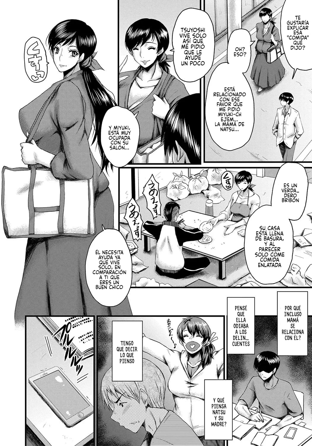 [SINK] Tomodachi, Osananajimi mo Kaa-san mo Netorareru [Spanish] [P7Neko] 画像番号 79