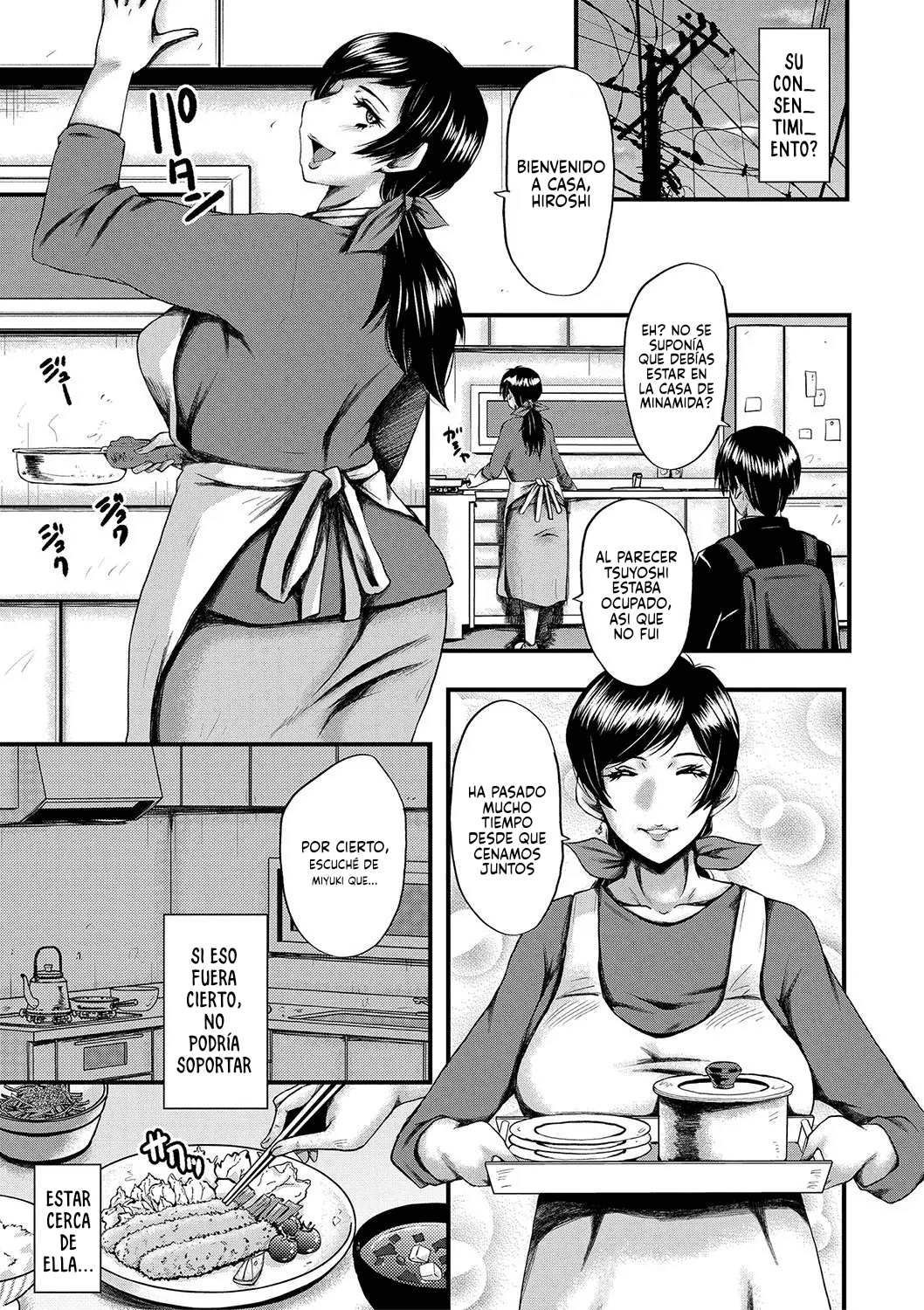 [SINK] Tomodachi, Osananajimi mo Kaa-san mo Netorareru [Spanish] [P7Neko] 画像番号 128