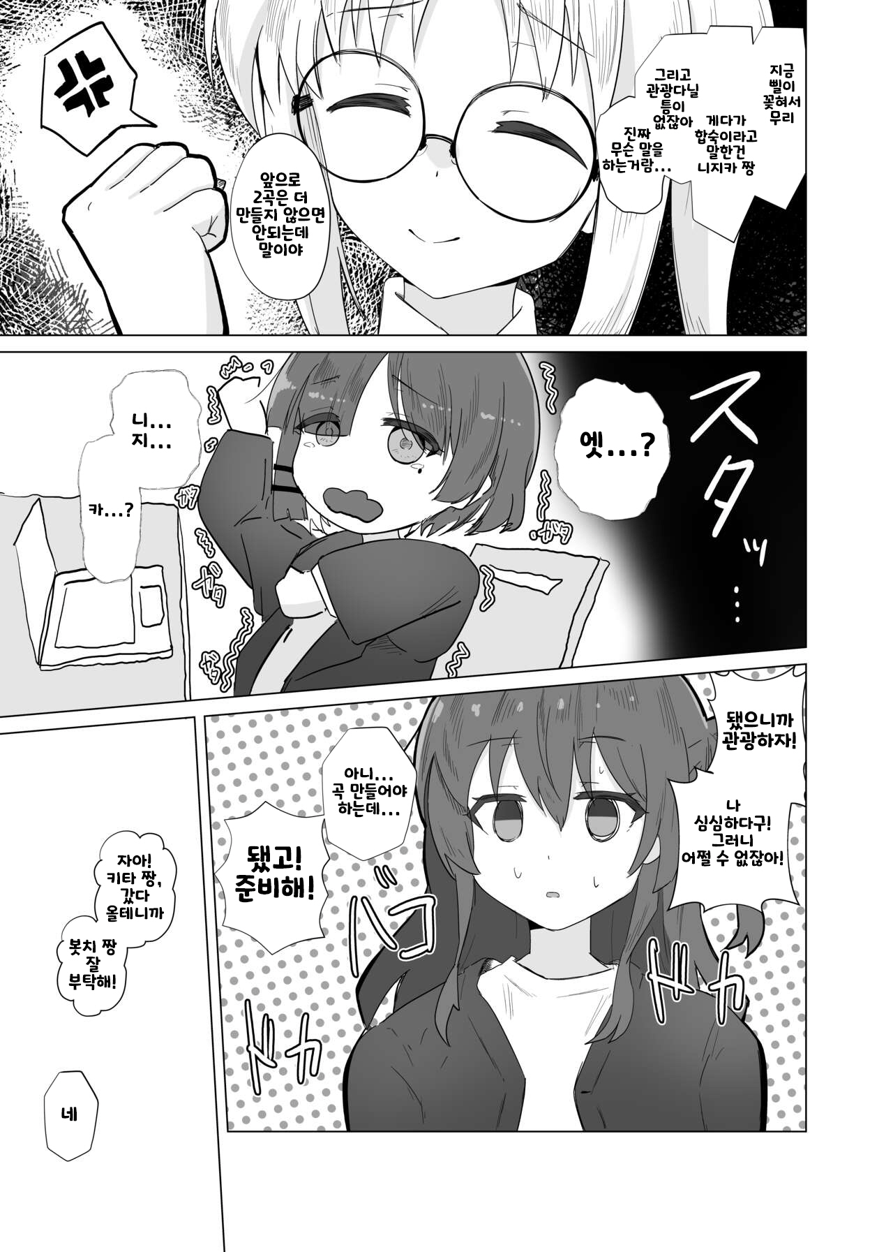 [Usagi no Heya (Kanpancake)] Yumedattara Yokatta no ni… (Bocchi the Rock!) [Digital] [korean] numero di immagine  6