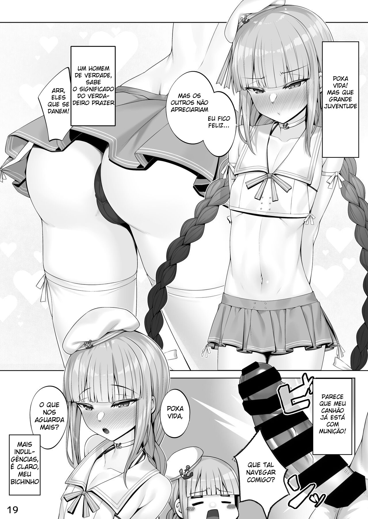 [Watochip Melonpan (Watosu)] Captain to Iroiro Ecchi Hon | The good captain and his various indulgences (Fate/Grand Order) [Portuguese-BR] image number 18