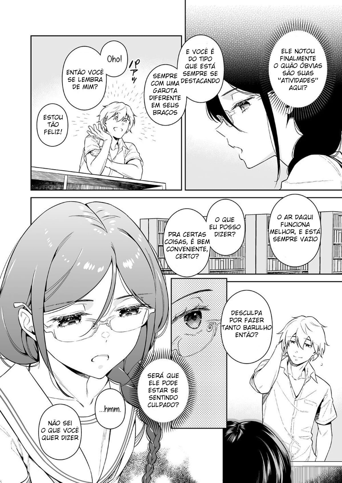 [2JIMUSUBI (Ohno Kanae)] Toshoshitsu no Kedamono-tachi | Os Pervertidos na Biblioteca [Portuguese-BR] [Mundo Hentai] [Digital] 图片编号 7