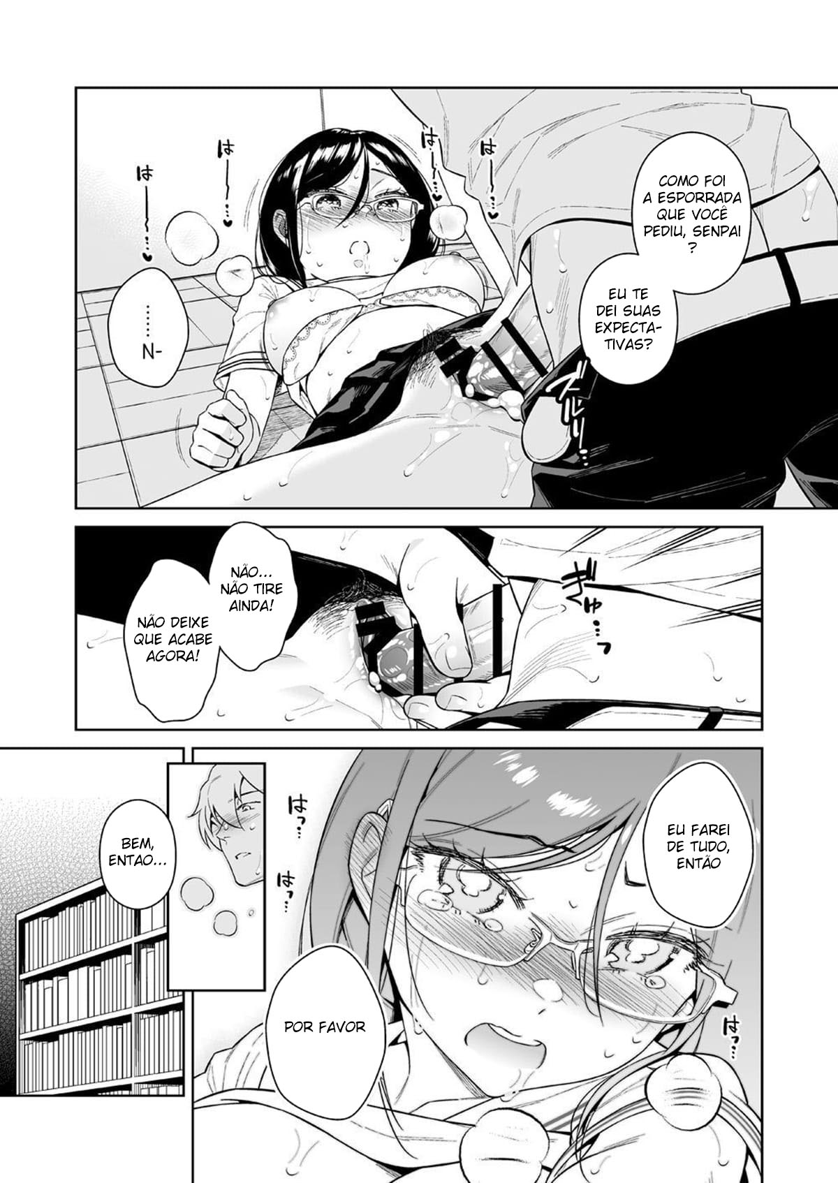 [2JIMUSUBI (Ohno Kanae)] Toshoshitsu no Kedamono-tachi | Os Pervertidos na Biblioteca [Portuguese-BR] [Mundo Hentai] [Digital] 图片编号 28