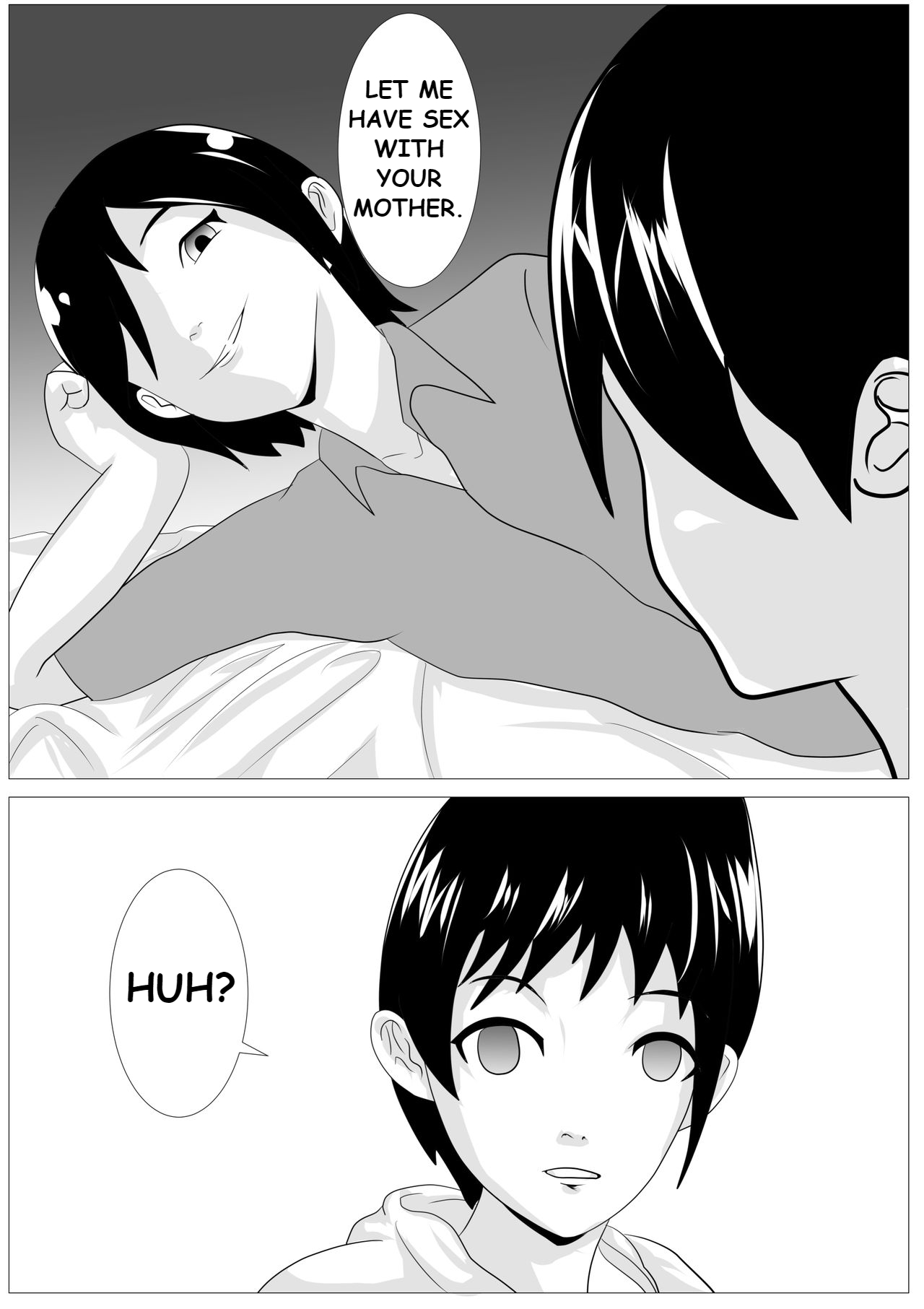 [Kemushi No Bansan Kai] Omae no Kaa-chan Kirei da na - Dakasero yo | Let Me Have Sex with Your Beautiful Mom [English] [redkingdom123] 图片编号 6