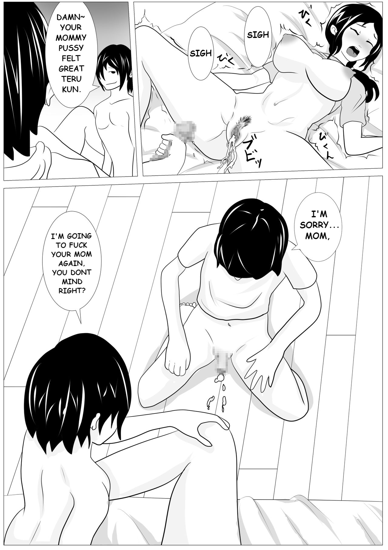 [Kemushi No Bansan Kai] Omae no Kaa-chan Kirei da na - Dakasero yo | Let Me Have Sex with Your Beautiful Mom [English] [redkingdom123] 图片编号 31