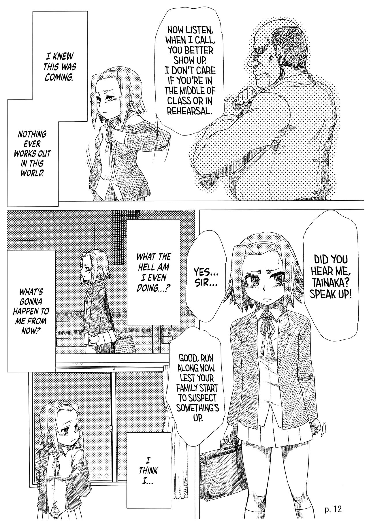 (COMIC1☆5) [Toutaku Tuyagadou (Toutaku)] R.O.T 3 Ricchan ga! Ore no shiranai aida ni! Tsurai! (NeToRare te.) | R.O.T Ricchan in Pain! Only I Didn’t Know She Was Taken by an Old Man (Cuckolded) (K-ON!) [English] [head empty] 图片编号 12