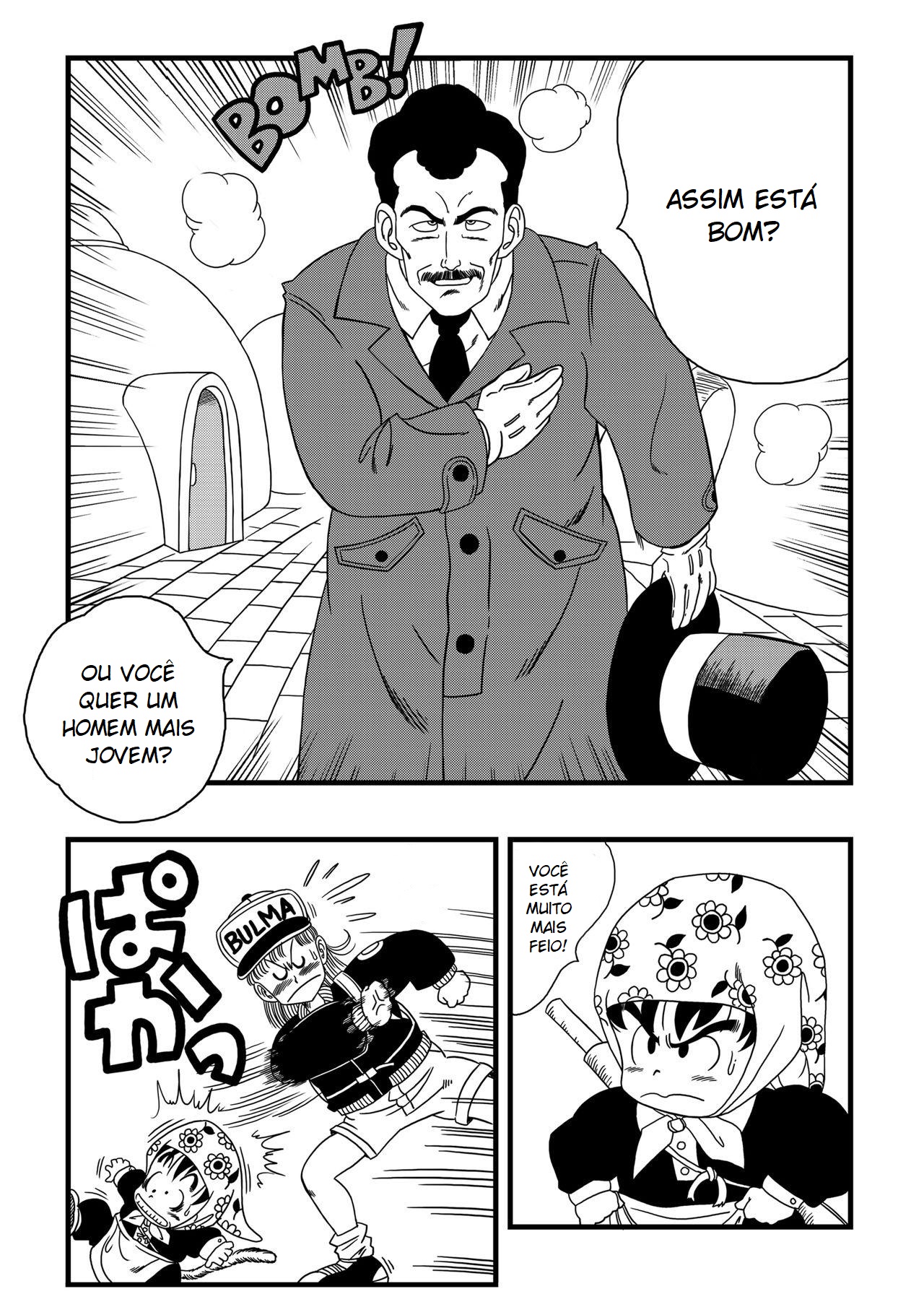 [Yamamoto (Yamamoto)] Dagonball - Oolonga Engana a Bulma (Dragon Ball) [Portuguese-BR] [Hayate] 2eme image