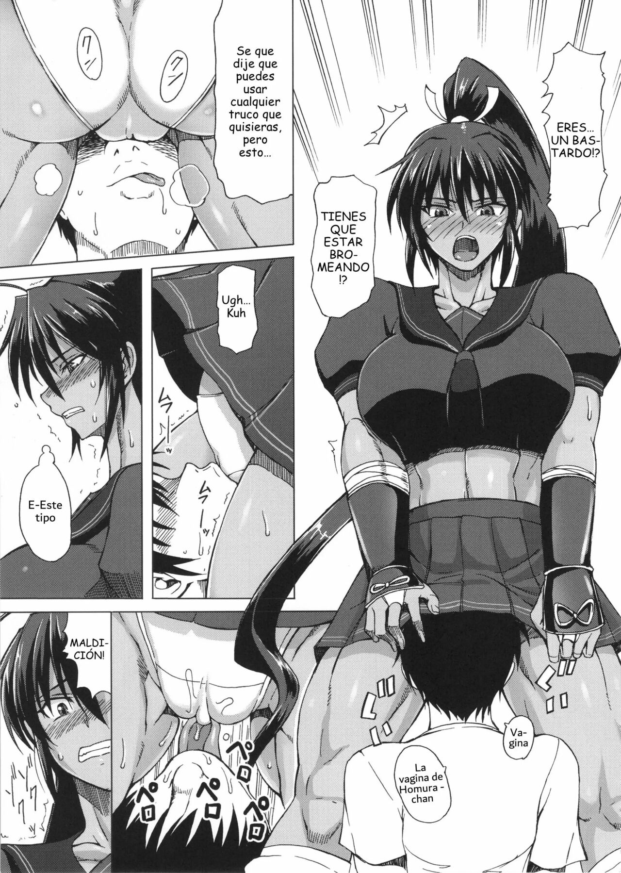 (C84) [SHD (Buchou Chinke, Hiromi)] Haijo Senranchou (Senran Kagura) [Spanish] [Morros TRANSLATIONS] 6eme image