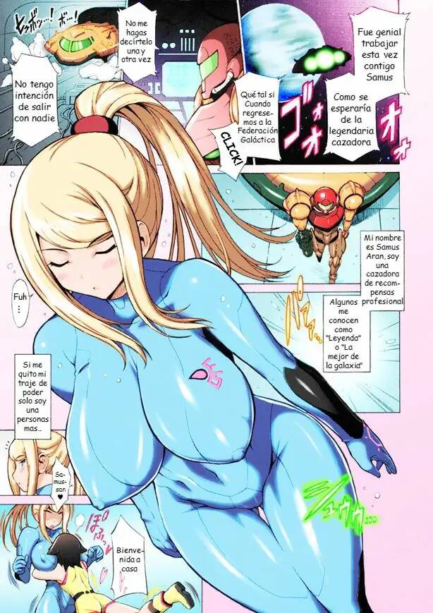(SC40) [FREAKS (Onomeshin)] Erosuit Samus X (Metroid) [Spanish] [Colorized] [Morros TRANSLATIONS] [Decensored] [Incomplete] image number 3