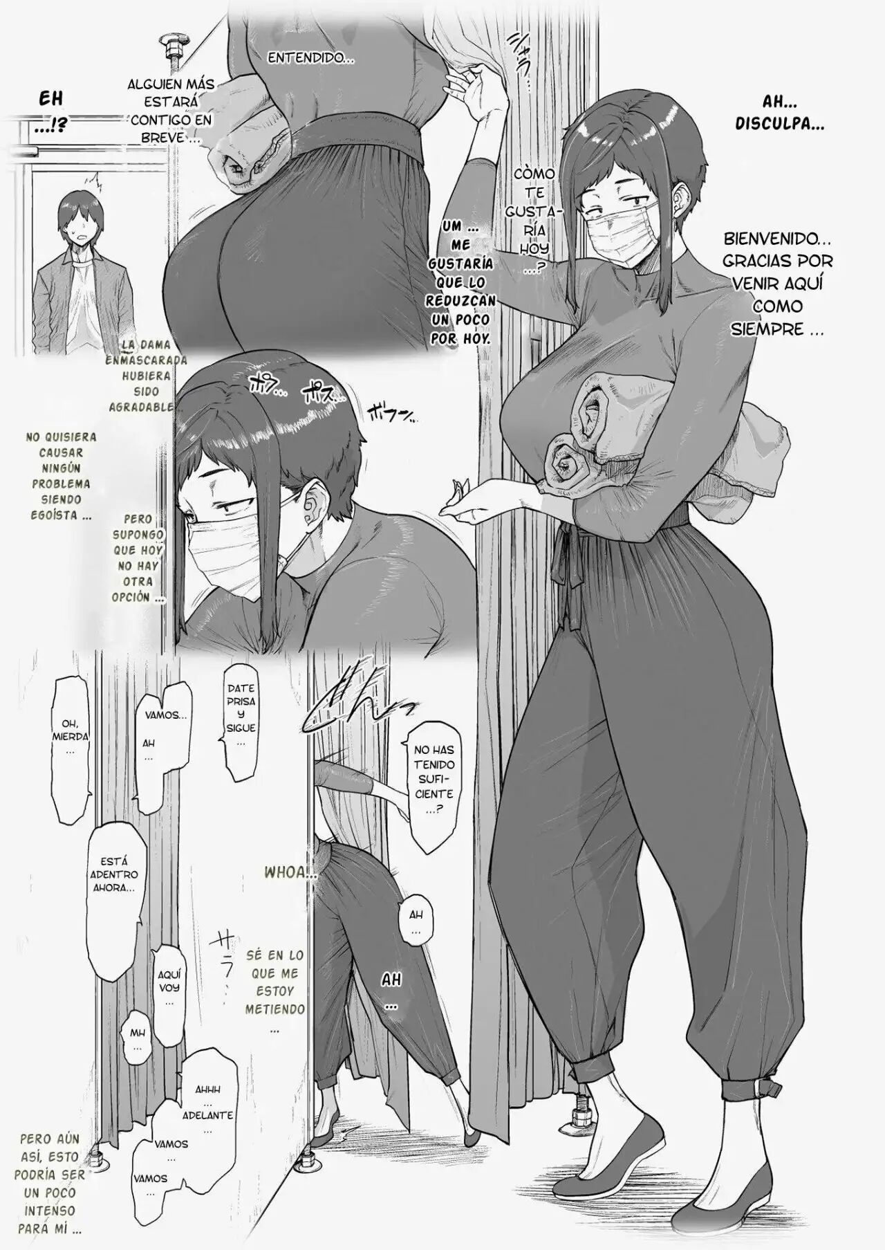 (COMITIA127) [Hayo-Cinema (Etuzan Jakusui)] 1000 Yen Cut no Onee-san ni Suite Morau Hon. II | Una Onee-san Me Dio un Corte de Cabello por Sólo 1000 Yenes. II [Spanish] [ETranslate] [Digital] 이미지 번호 3