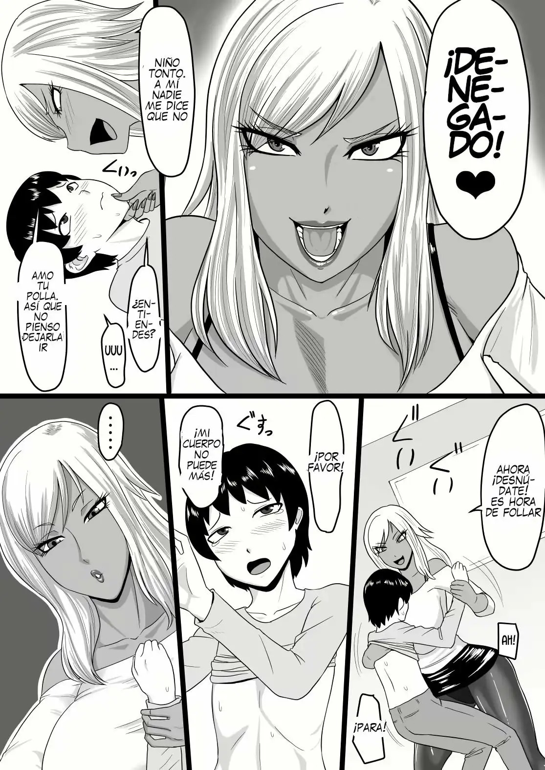 [Oneekyou (ML)] Warui Gal ni Tsukamatta Sonogo [Spanish] [Nothing to Translate] 画像番号 5