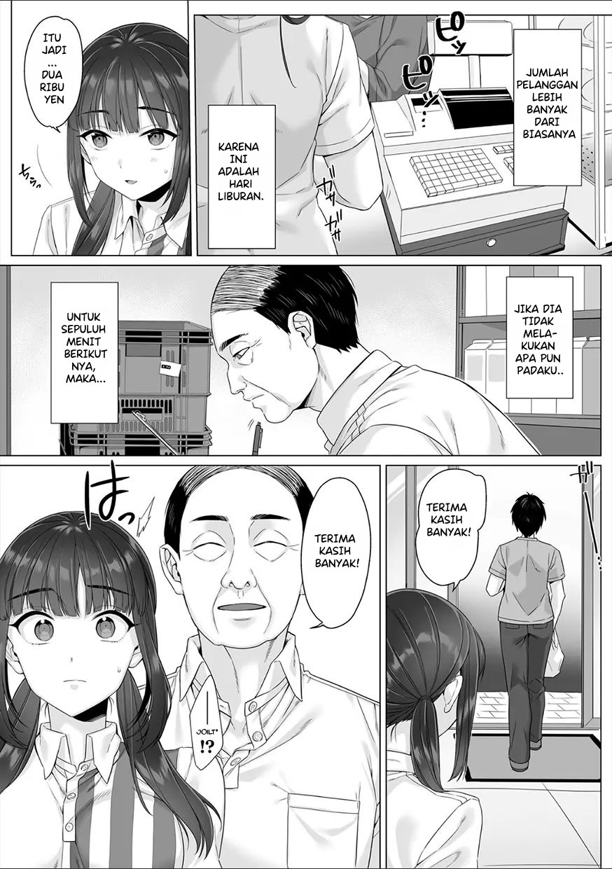 [miniru] Junboku Joshikousei wa Oyaji Iro ni Somerarete Comic Ban Chapter 4 [Indonesia] 이미지 번호 2