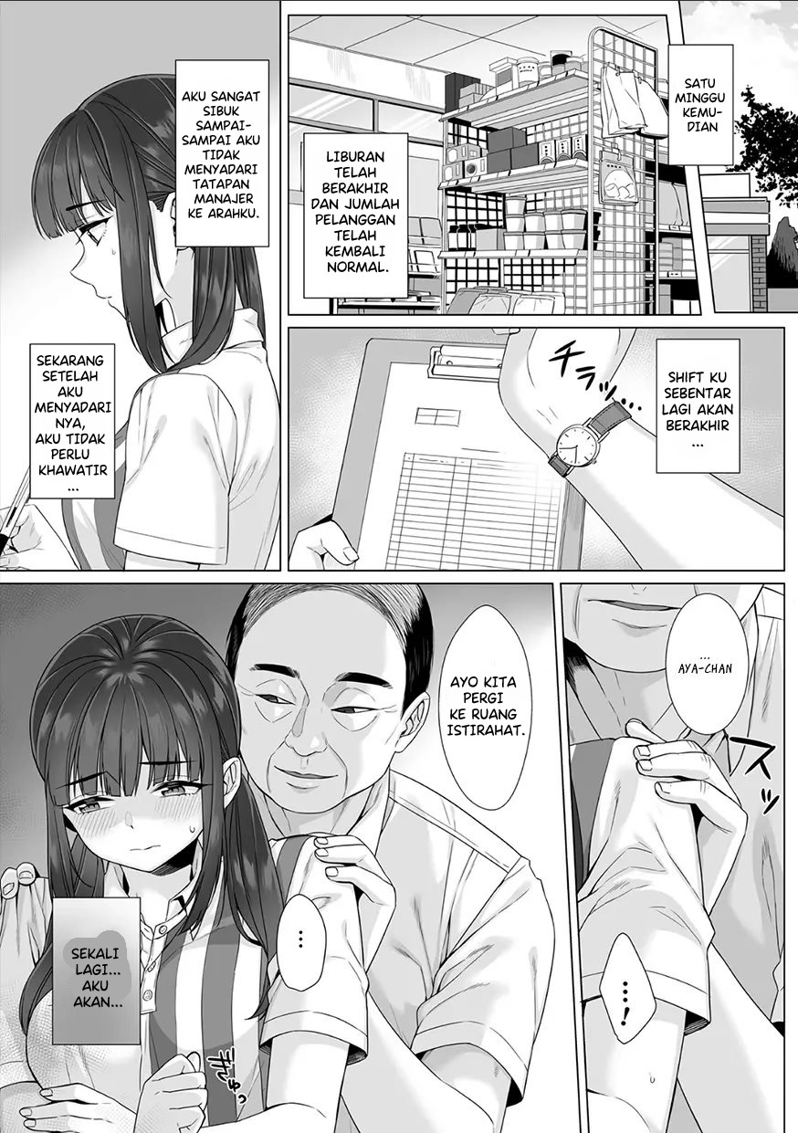 [miniru] Junboku Joshikousei wa Oyaji Iro ni Somerarete Comic Ban Chapter 4 [Indonesia] 이미지 번호 4