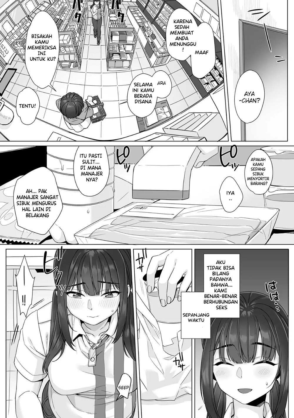 [miniru] Junboku Joshikousei wa Oyaji Iro ni Somerarete Comic Ban Chapter 4 [Indonesia] 이미지 번호 21