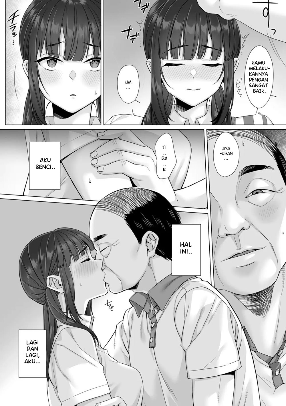 [miniru] Junboku Joshikousei wa Oyaji Iro ni Somerarete Comic Ban Chapter 4 [Indonesia] 이미지 번호 23