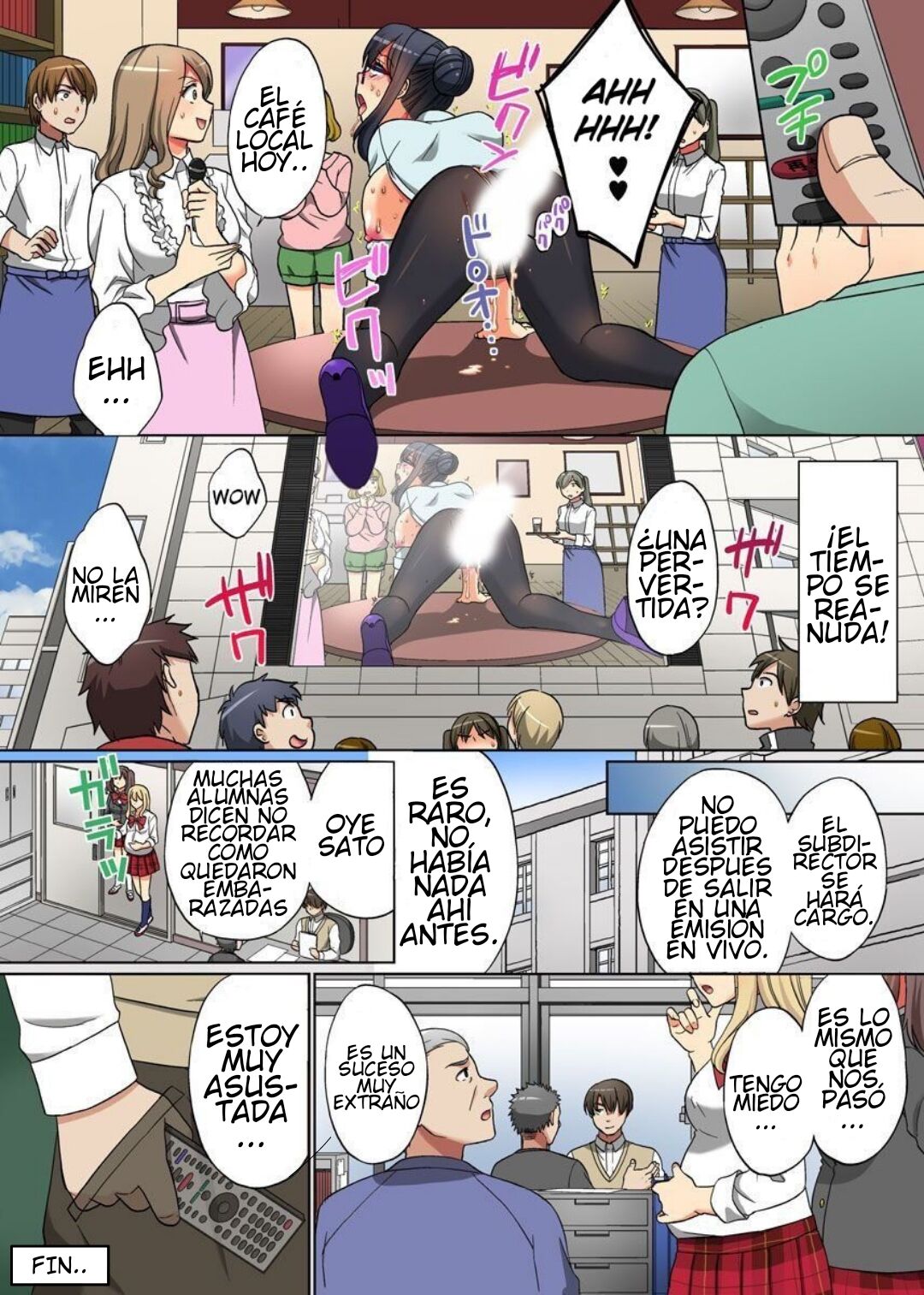 [Oonuki Makuri] Jikan Teishi! RemoCon de Anoko no Jikan o Tomete Mita [Spanish] [Sr. Edward TS] 이미지 번호 14