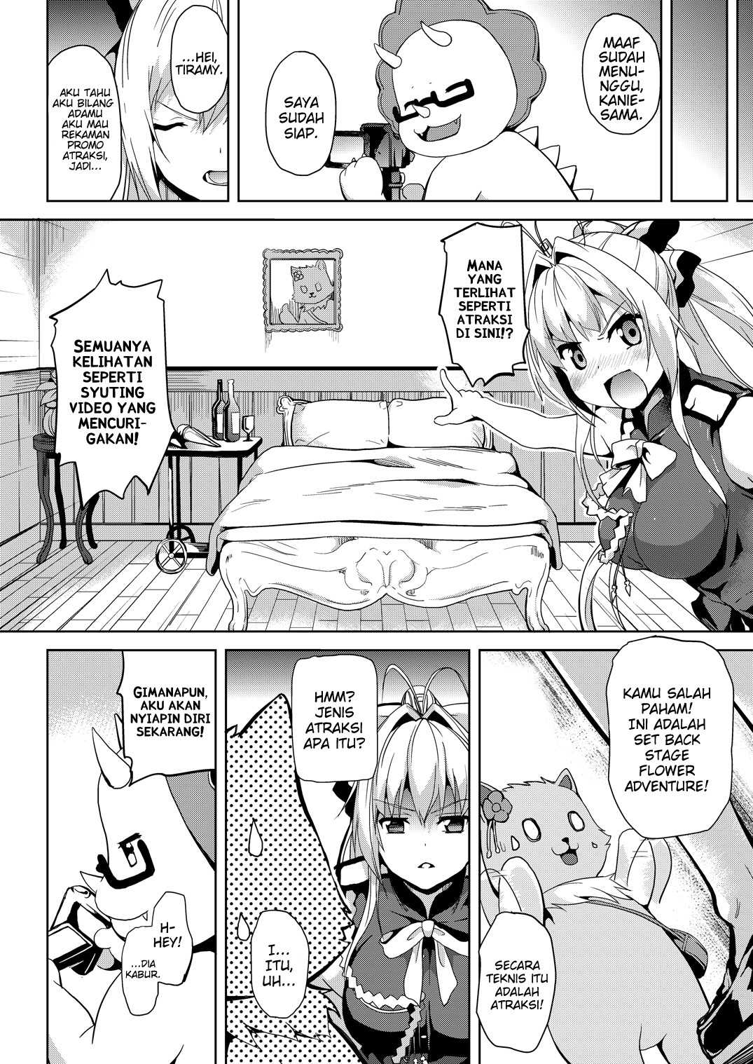 [Senpenbankashiki (DATE)] Nikujuban Kai! (Amagi Brilliant Park) [Indonesian] [Digital] numero di immagine  7