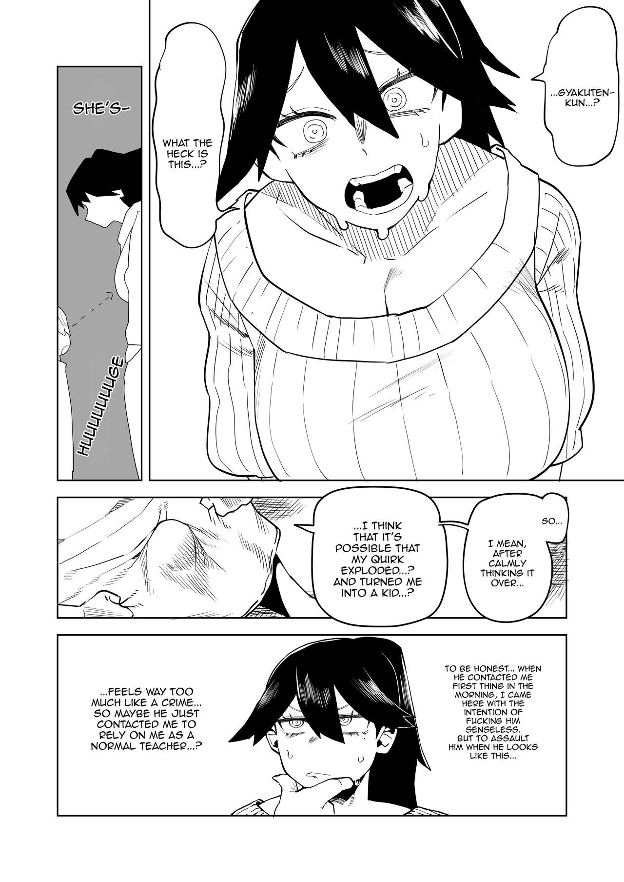[Oekaki Kaki] Teisou Gyakuten Mono Midnight no Baai | Inverted Morality Academia ~Midnight's Case~ (Boku no Hero Academia) [English] {Doujins.com} изображение № 3