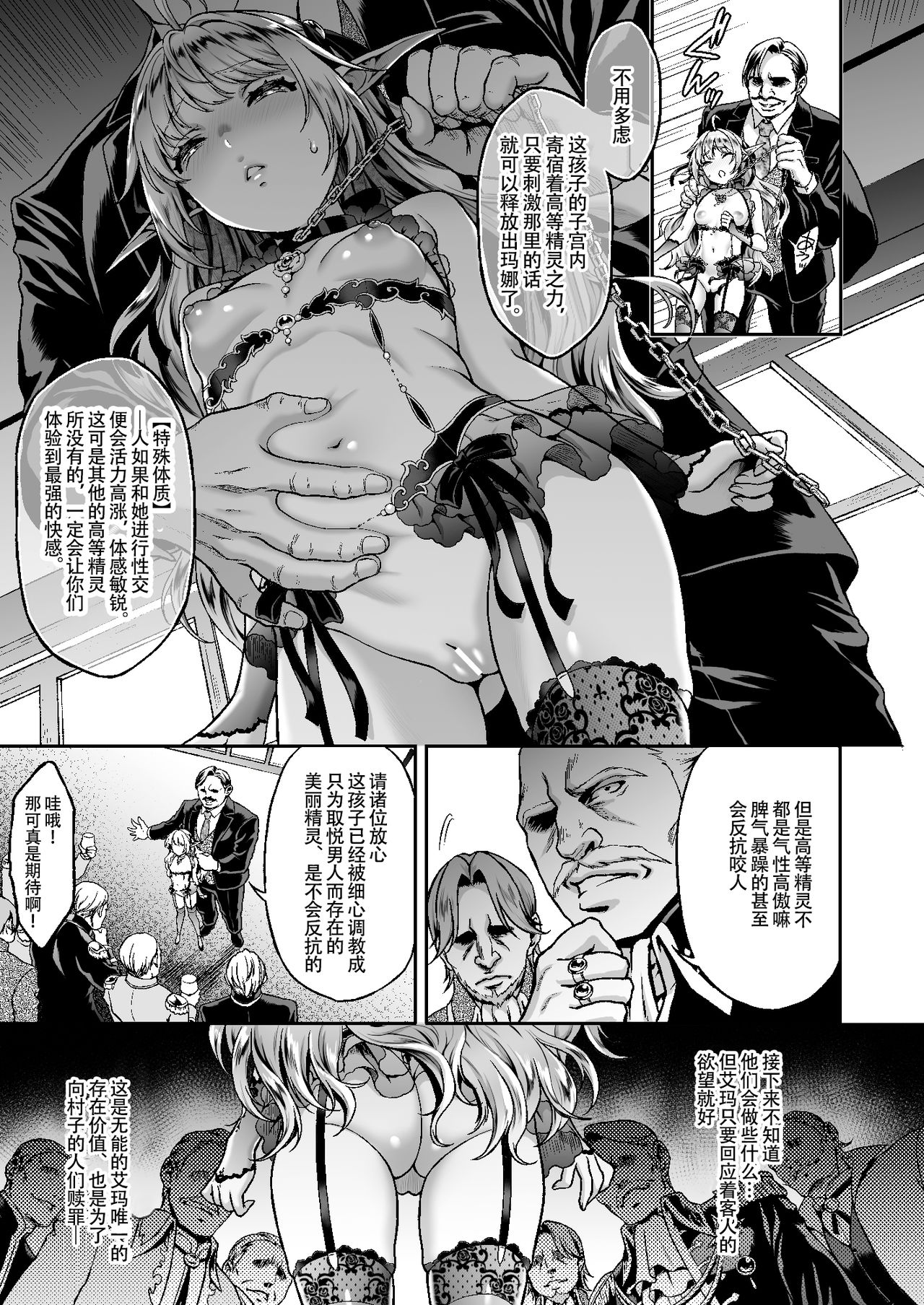 [H.B.A (Usagi Nagomu)] Tasogare no Shou Elf 6 [Chinese] [胸垫汉化组] [Digital] image number 6