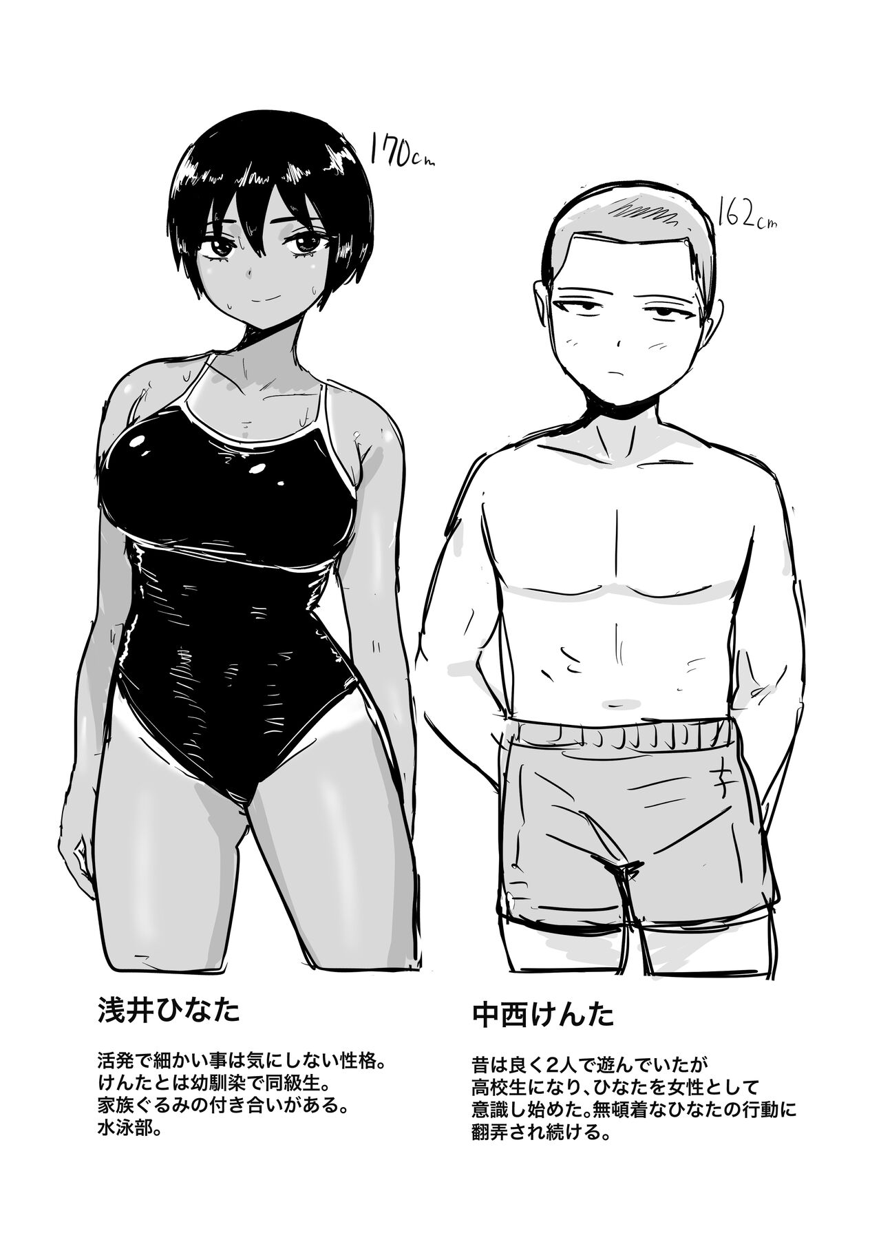 [よし]ボーイッシュな幼馴染と太陽の下で汗だくセックスする話 numero di immagine  2