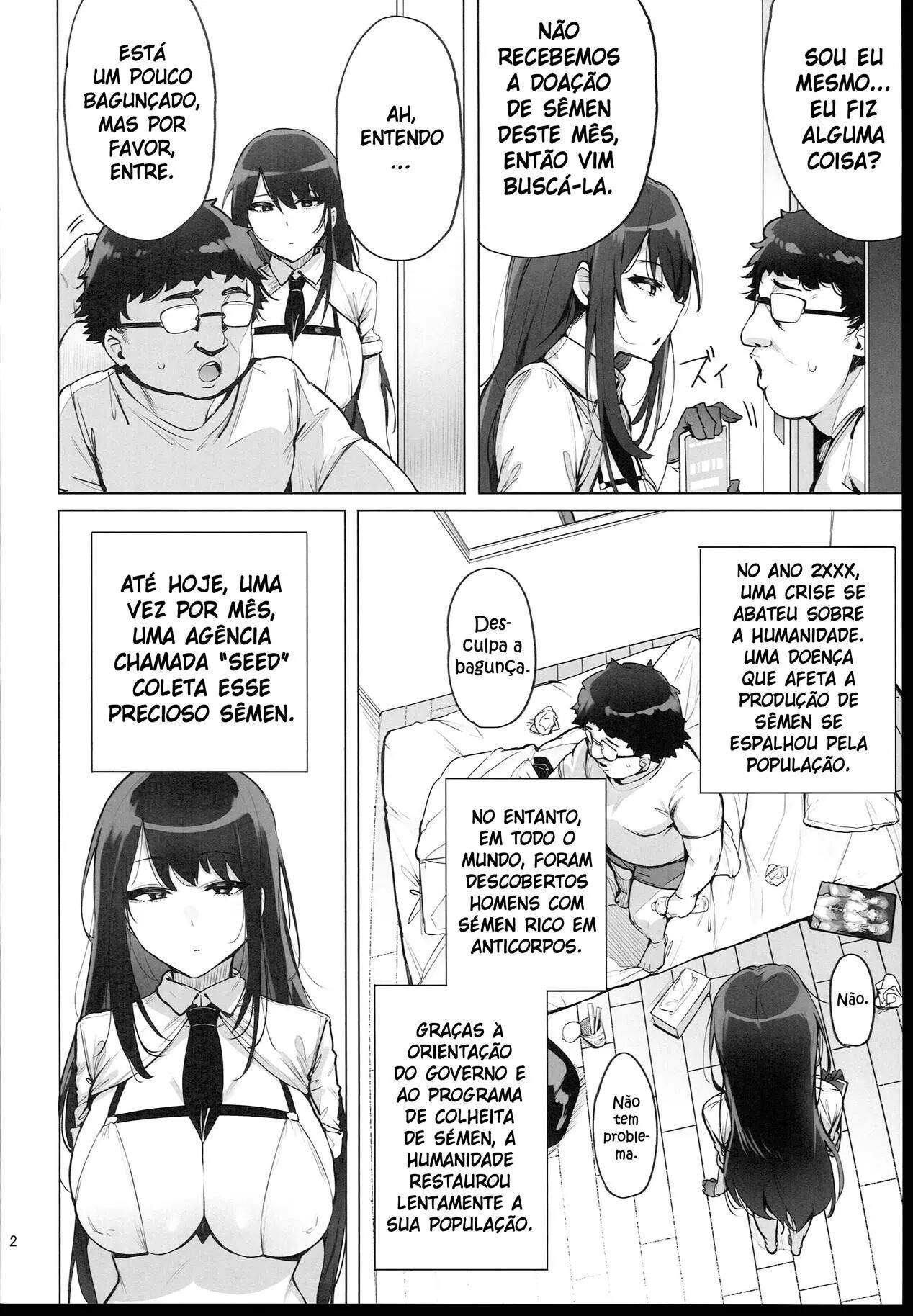 (C102) [wakamaker (wakamesan)] Anata no Semen Kaishuu Shimasu | Estou Aqui Para Coletar Seu Sêmen [Portuguese-BR] image number 3