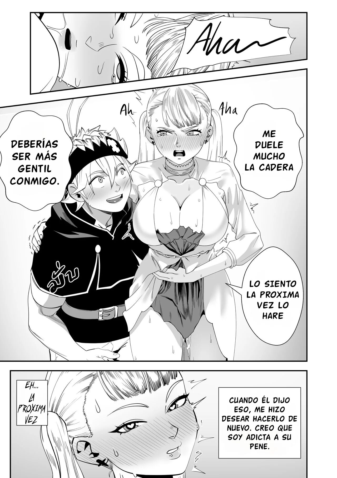 [Black7] BLACK CLOVER PORN BOOK (Black Clover) [Spanish] [El Super Saiyan Pajero] imagen número 19