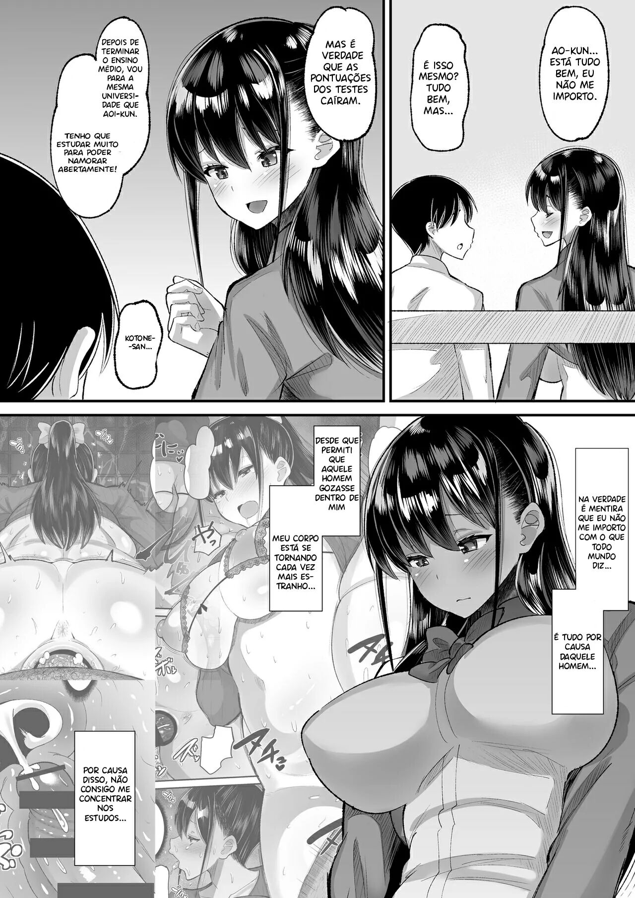 [AMP (Norakuro Nero)] Kichiku Kyoushi ni Otosareta Boku no Seitokaichou 2 [Portuguese-BR] [Digital] 4eme image