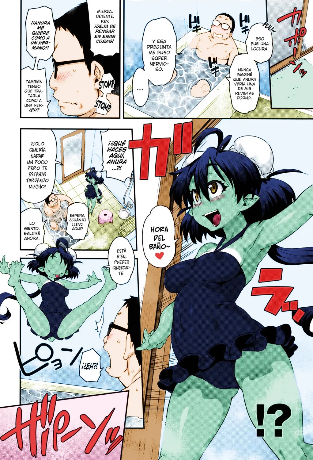 [Jun] Kemonokko Tsuushin ~Kaeruko Anura~ | Animal Girl Hotline ~Anura la Chica Rana~ (COMIC Unreal 2016-08 Vol. 62) [Spanish] [TedKuma] [Decensored] [Colorized] 이미지 번호 4