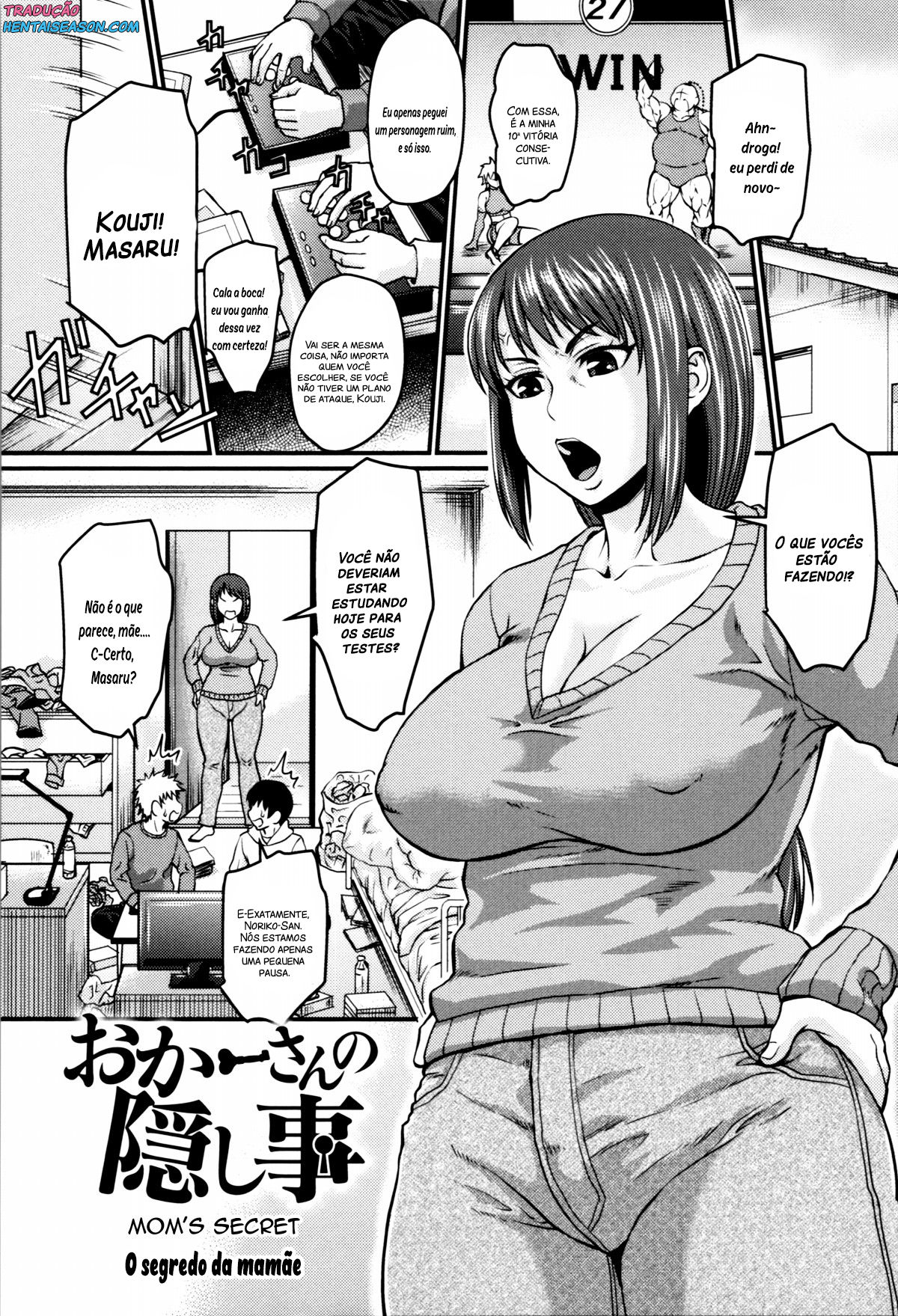 [Jirou] Okaa-san no Kakushigoto | Mom's Secret (Nikkanteki Kuro Stocking Seikatsu - Sensual Black Stockings Life) [Portuguese-BR] [Hentai Season] 이미지 번호 1