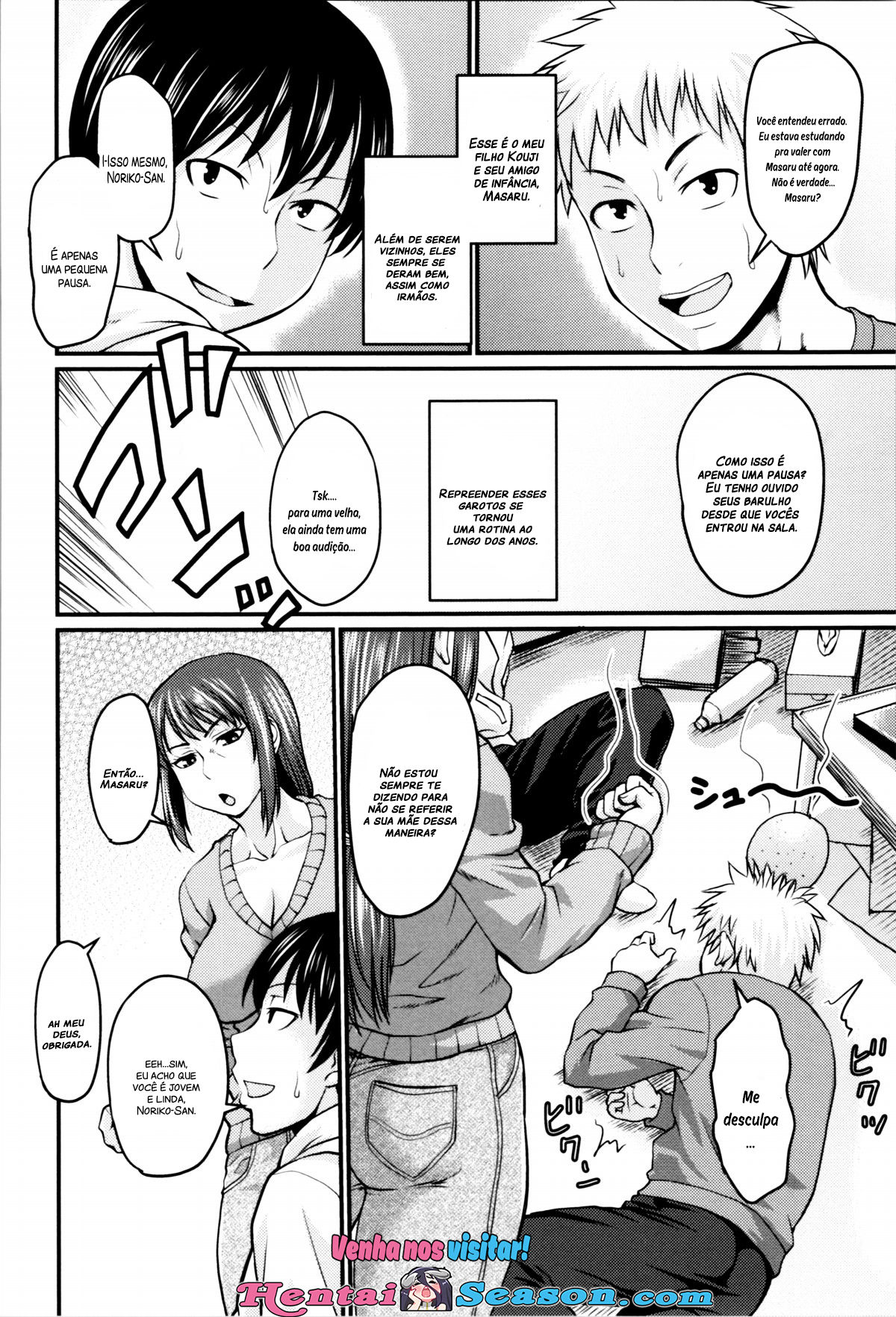 [Jirou] Okaa-san no Kakushigoto | Mom's Secret (Nikkanteki Kuro Stocking Seikatsu - Sensual Black Stockings Life) [Portuguese-BR] [Hentai Season] 이미지 번호 2