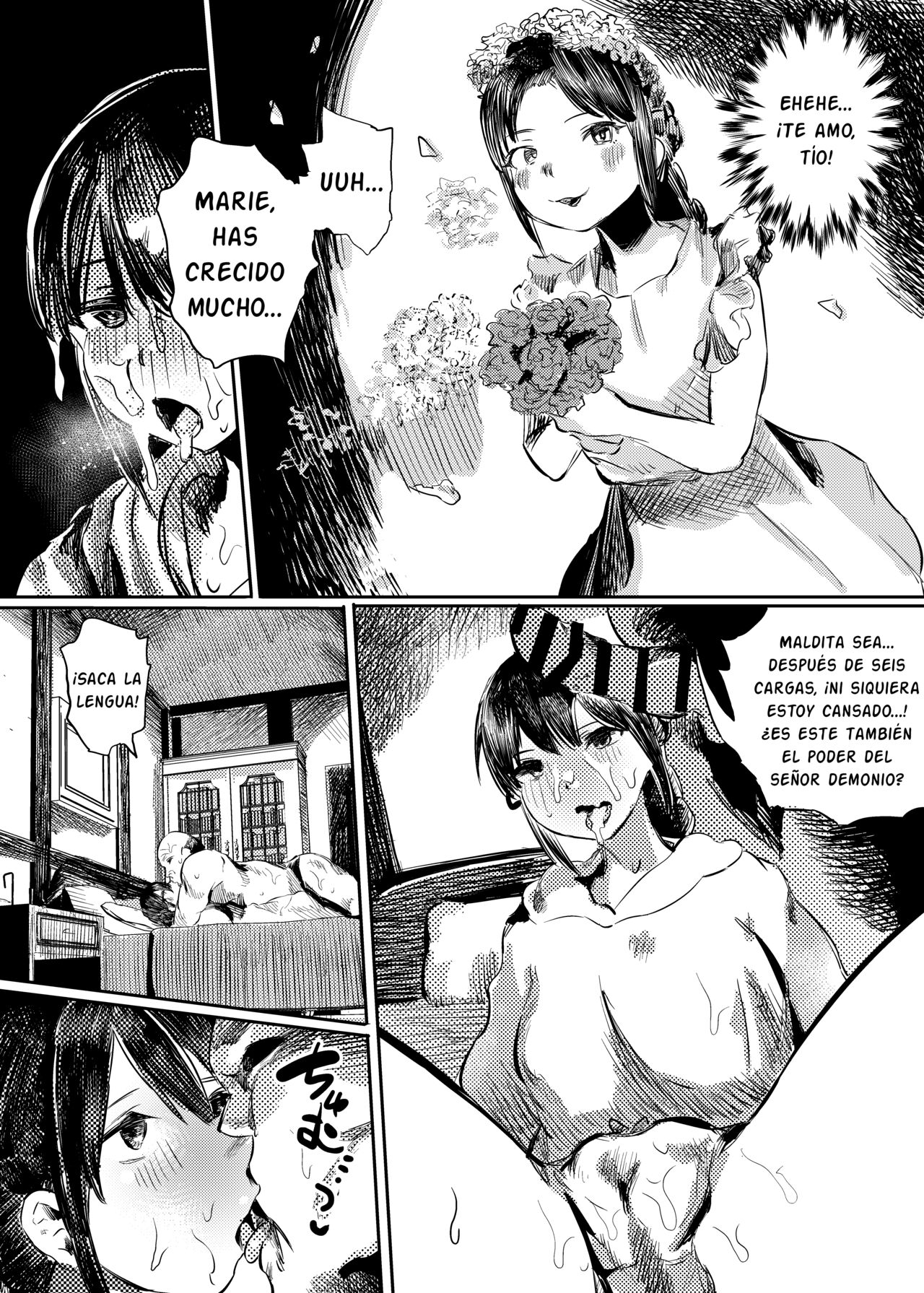 [Kouguti] Marie to, Saimin Netorare Mura. [Spanish] [Ayanokoji el pelao] image number 9
