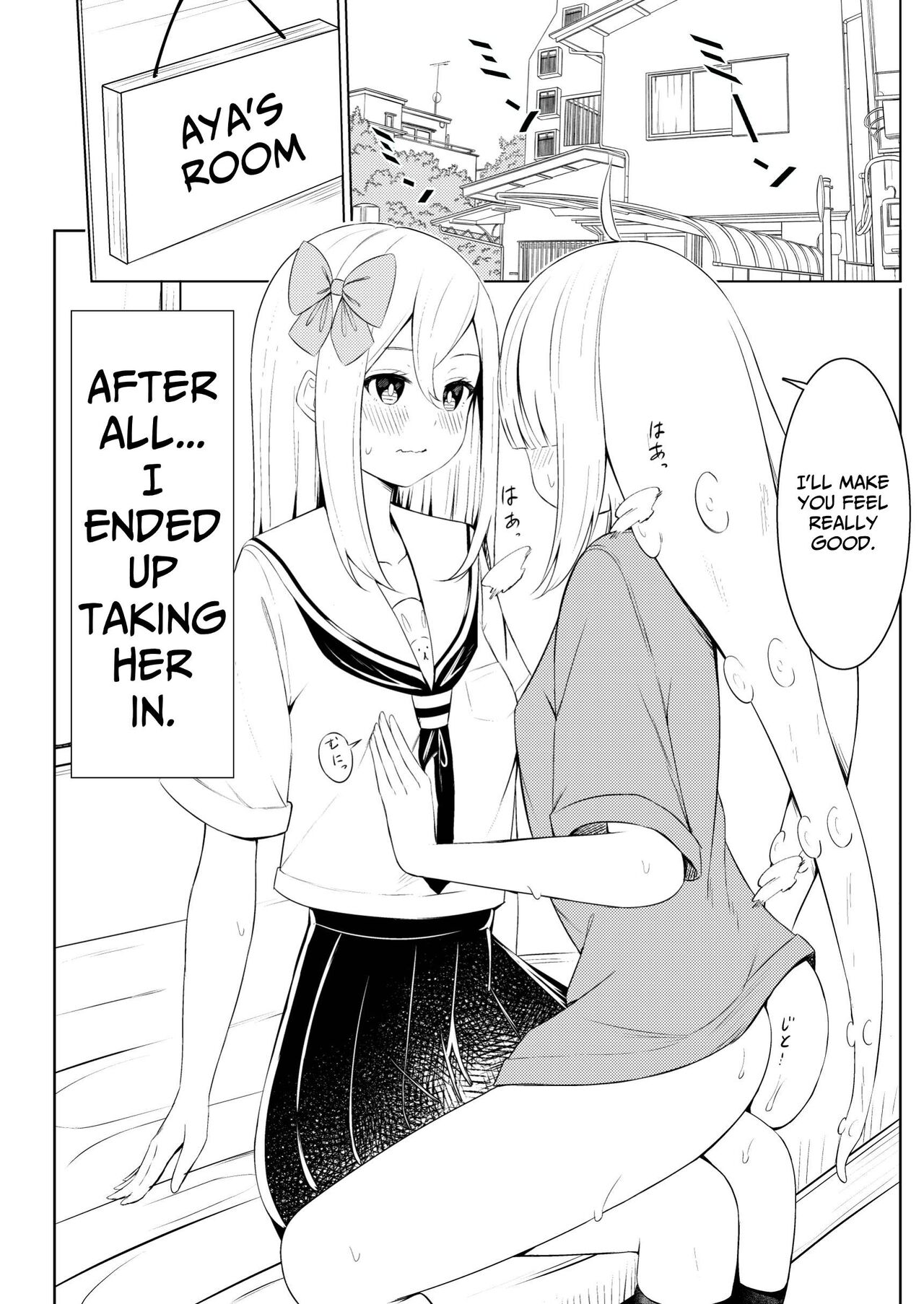 [Sakura Yuu] Syokusyu Syouzyo Hiro I Masi Ta. | I Picked Up A Tentacle Girl. [English] [BlinkT] image number 9