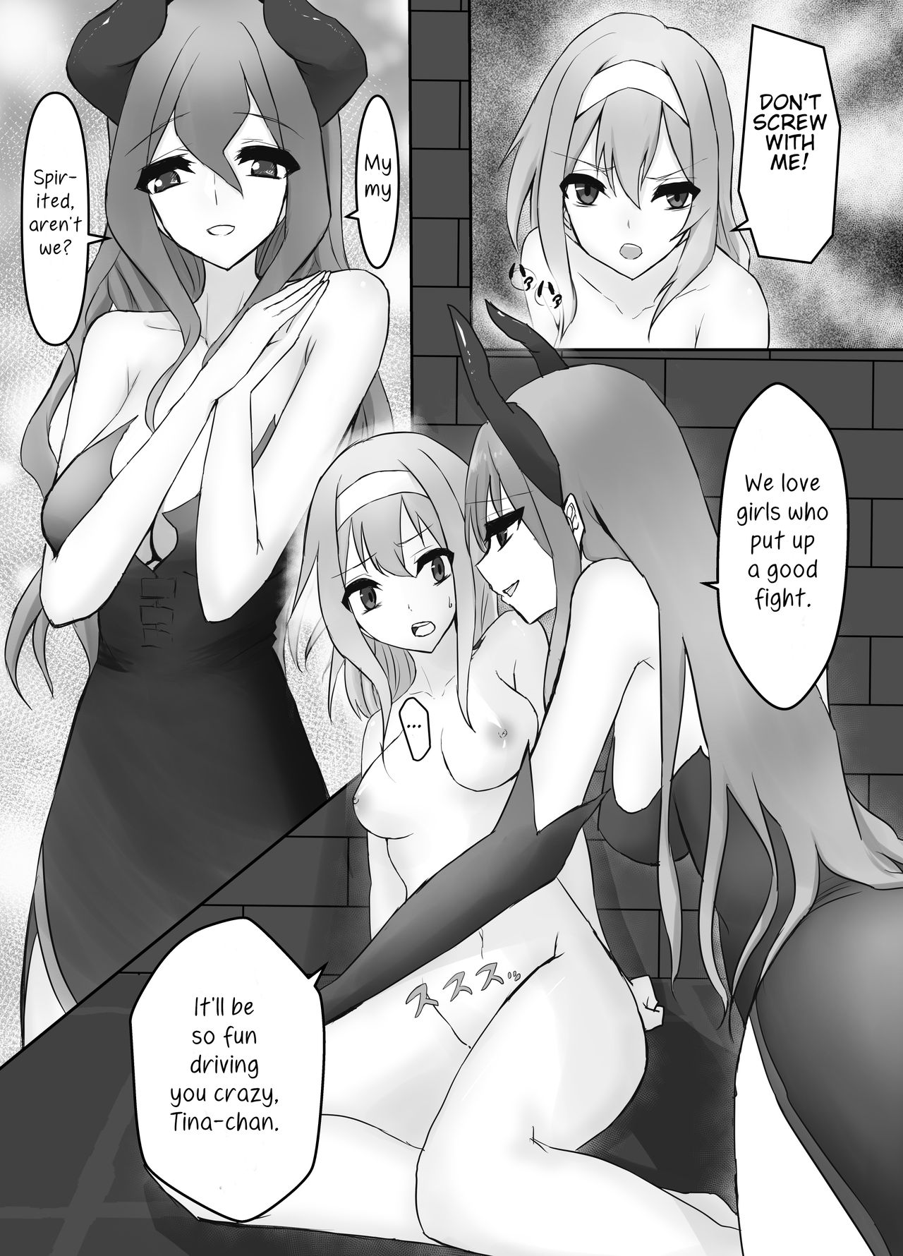[Intondou (Stealth Moko)] Jingai Lez Rape ~Succubus Hen~ [English] {Ogodei-Khan} 이미지 번호 11