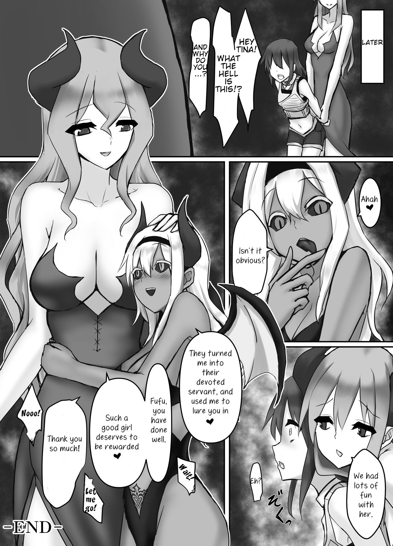 [Intondou (Stealth Moko)] Jingai Lez Rape ~Succubus Hen~ [English] {Ogodei-Khan} 이미지 번호 32